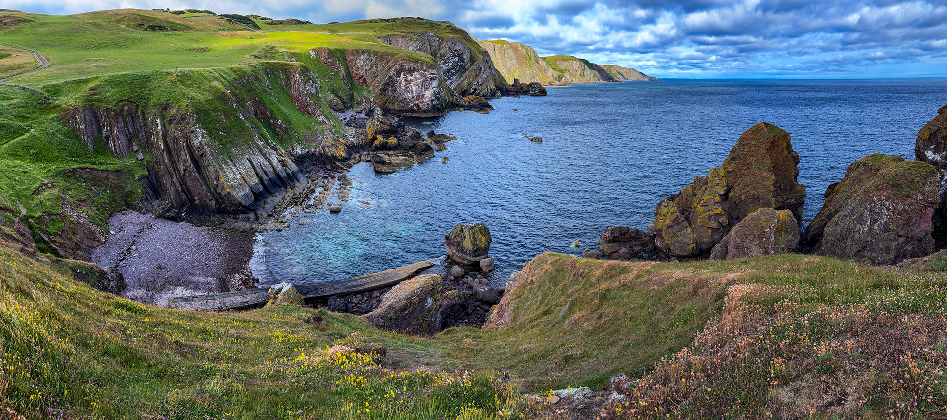 Pettico Wick Harbour at St Abbs Head 03 July 2026