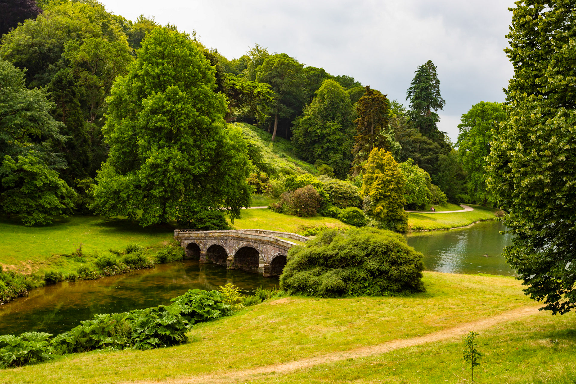 The Palladian Bridge, Stourhead Estate, Wiltshire 28 June 2023