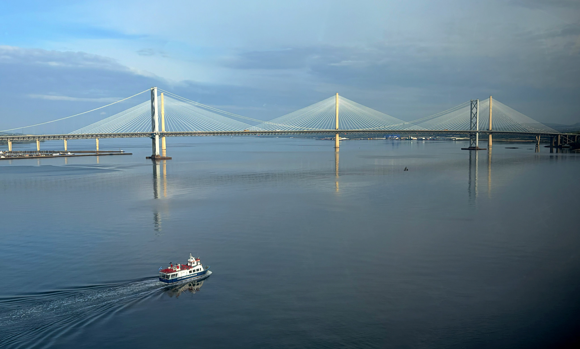 View from the Forth Bridge 07 May 2026