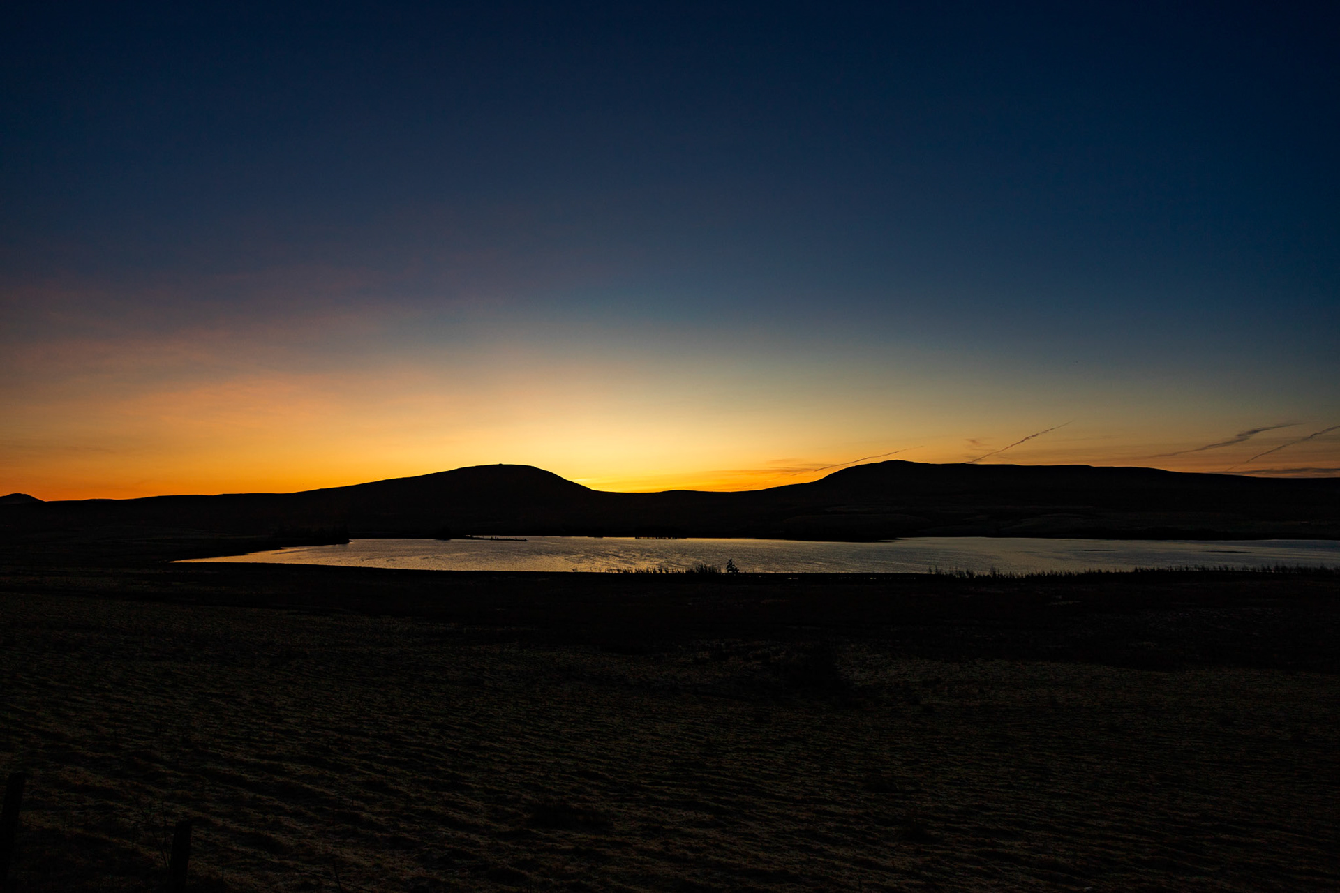 Sunrise at Harperrig Reservoir 31 December 2019Please see my other photos at JamesPDeans.co.uk