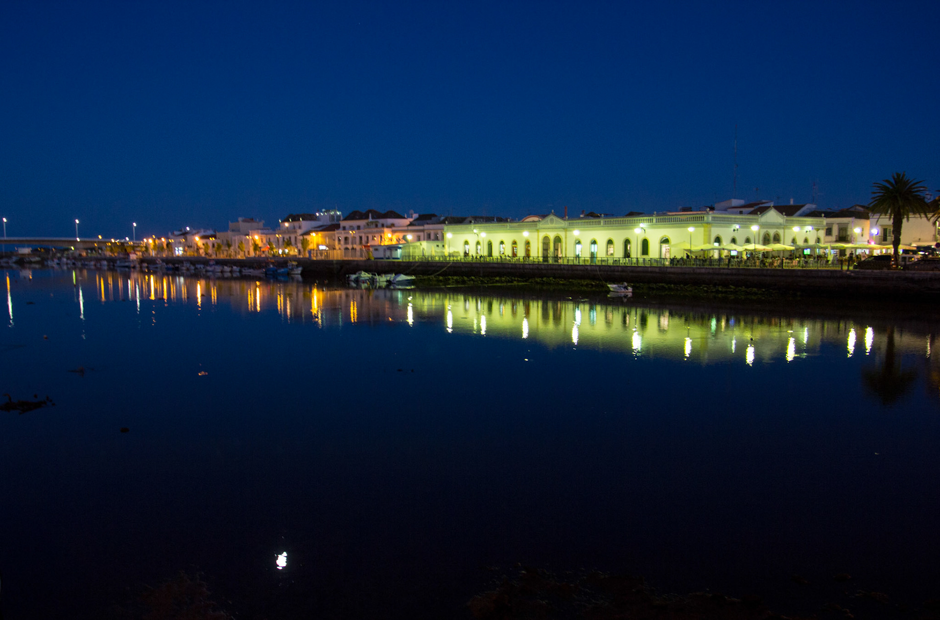 Reflections of the old fish market in the Gilão River (Tavira, Algarve, Portugal). Tavira is a really wonderful olf town, in an amazing area, which is full of wild life.Please see my other Portugese Photographs at: http://www.jamespdeans.co.uk/p116503744