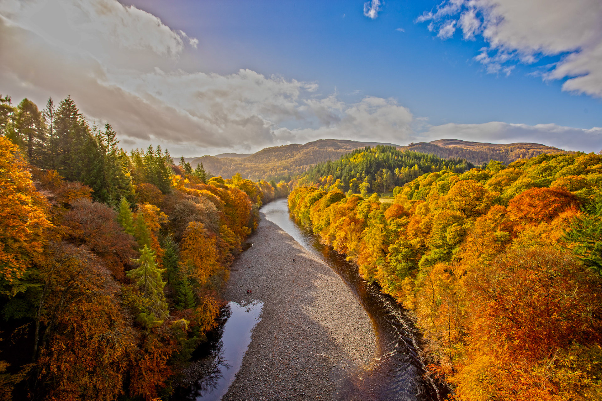 Garry Bridge. Autumnal Tour around Perthshire 19 October 2024
