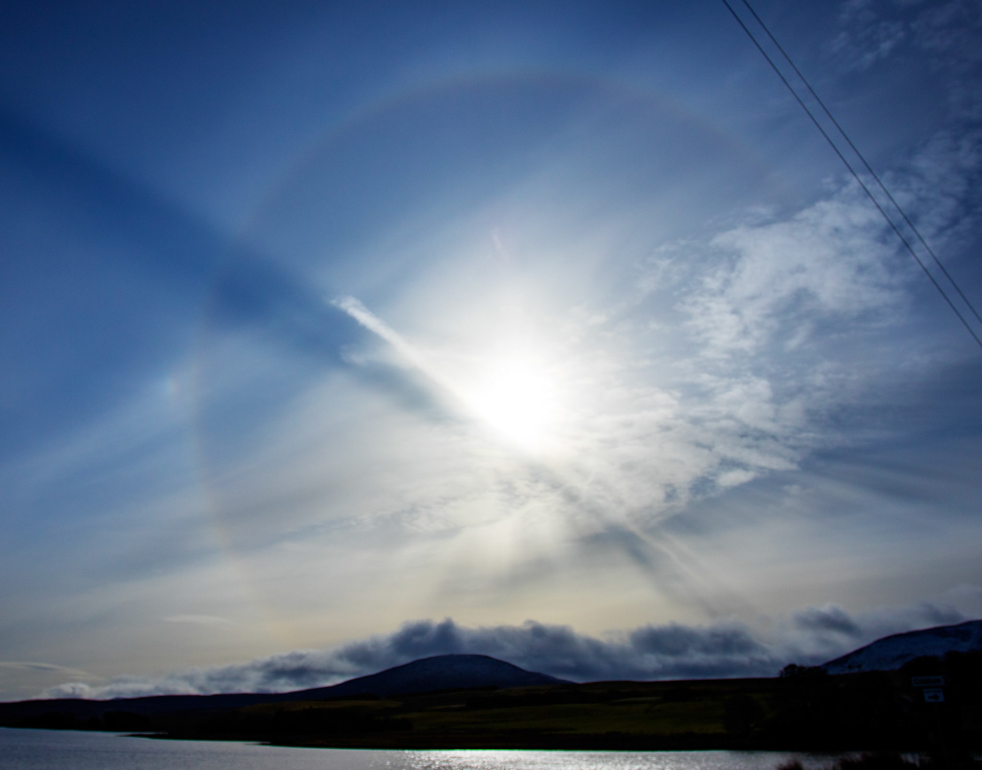 Sun's Halo at Harperrig 04 April 2026