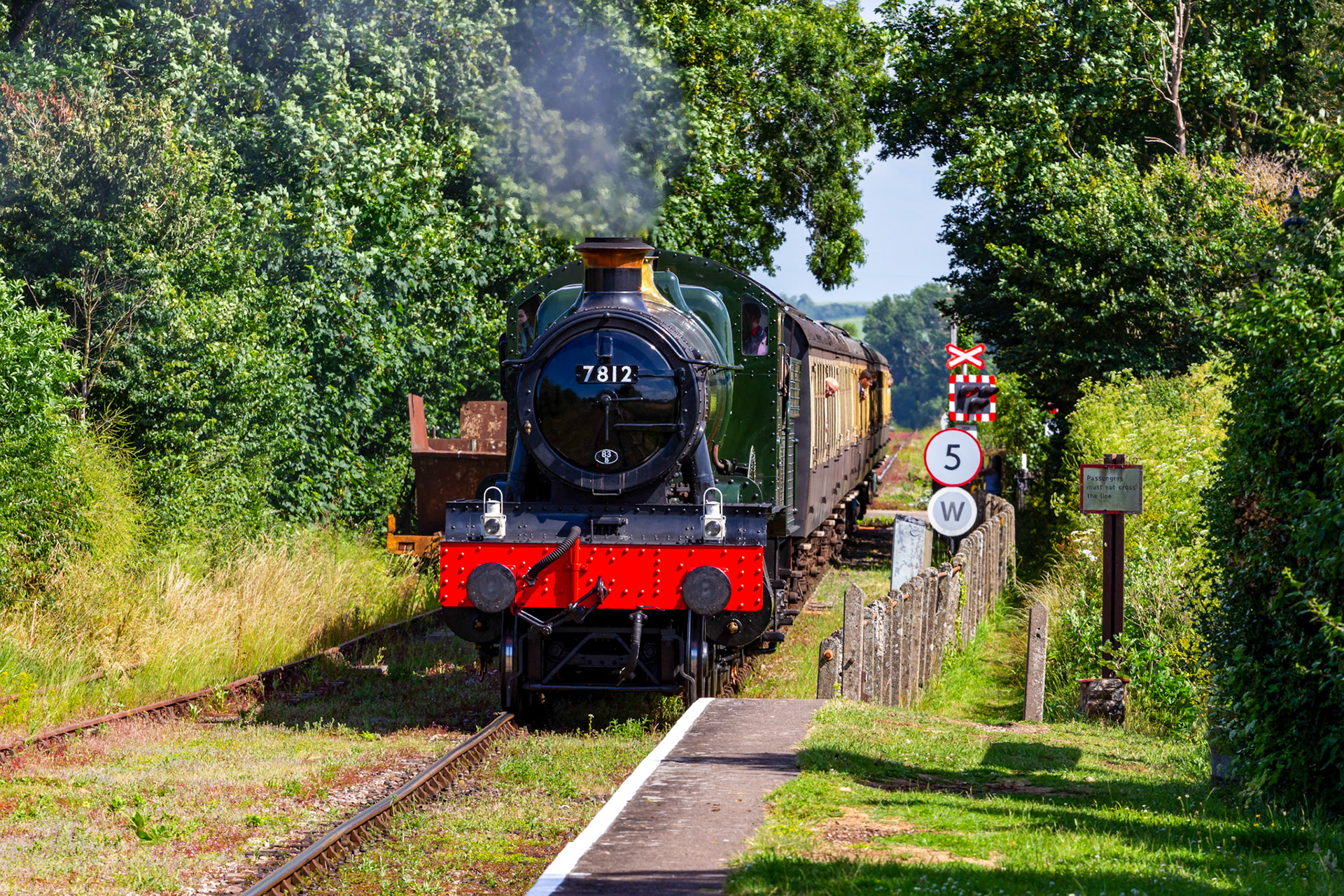 Dunster Railway Station 25 June 2023