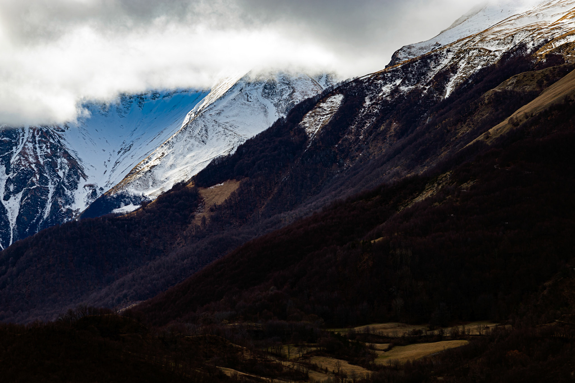Sibillini Mountains, Marches, Italy 01 February 2020