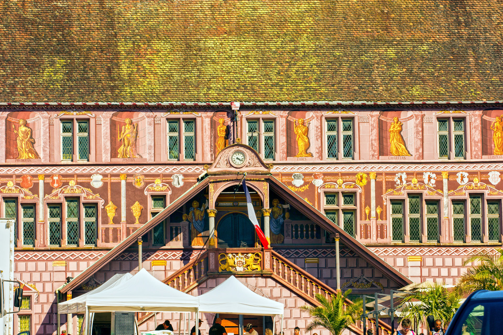 The Town Hall in Mulhouse, AlsacePlease see my other Photographs at: http://www.jamespdeans.co.uk/