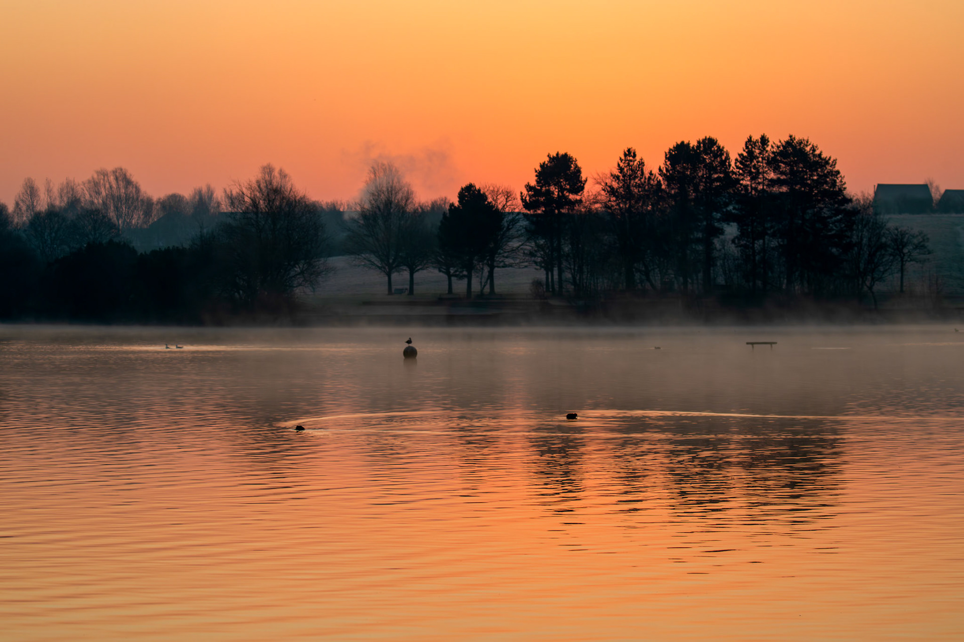 Sunrise at Hogganfield Loch 19 March 2025