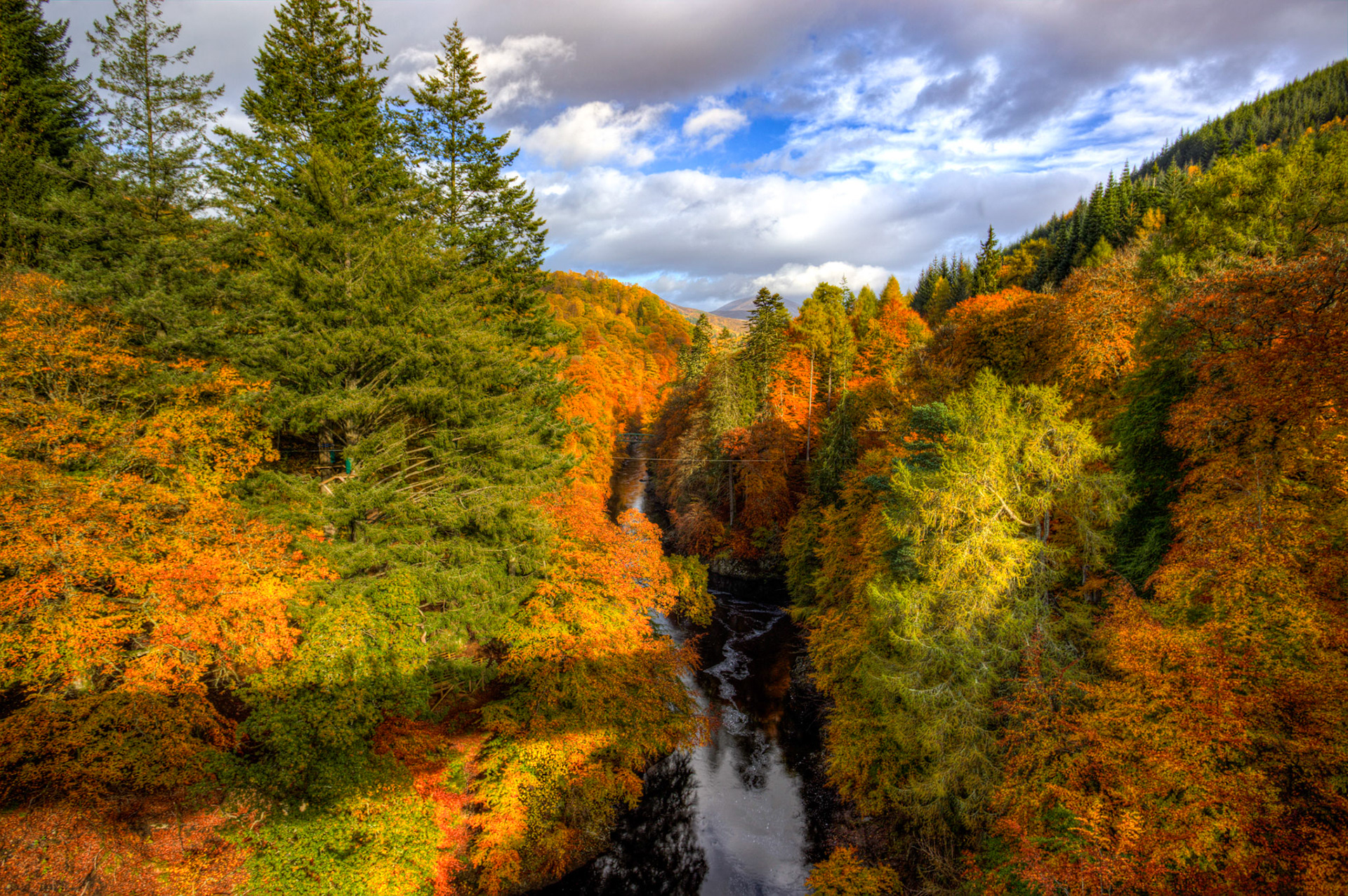 Garry Bridge. Autumnal Tour around Perthshire 19 October 2024