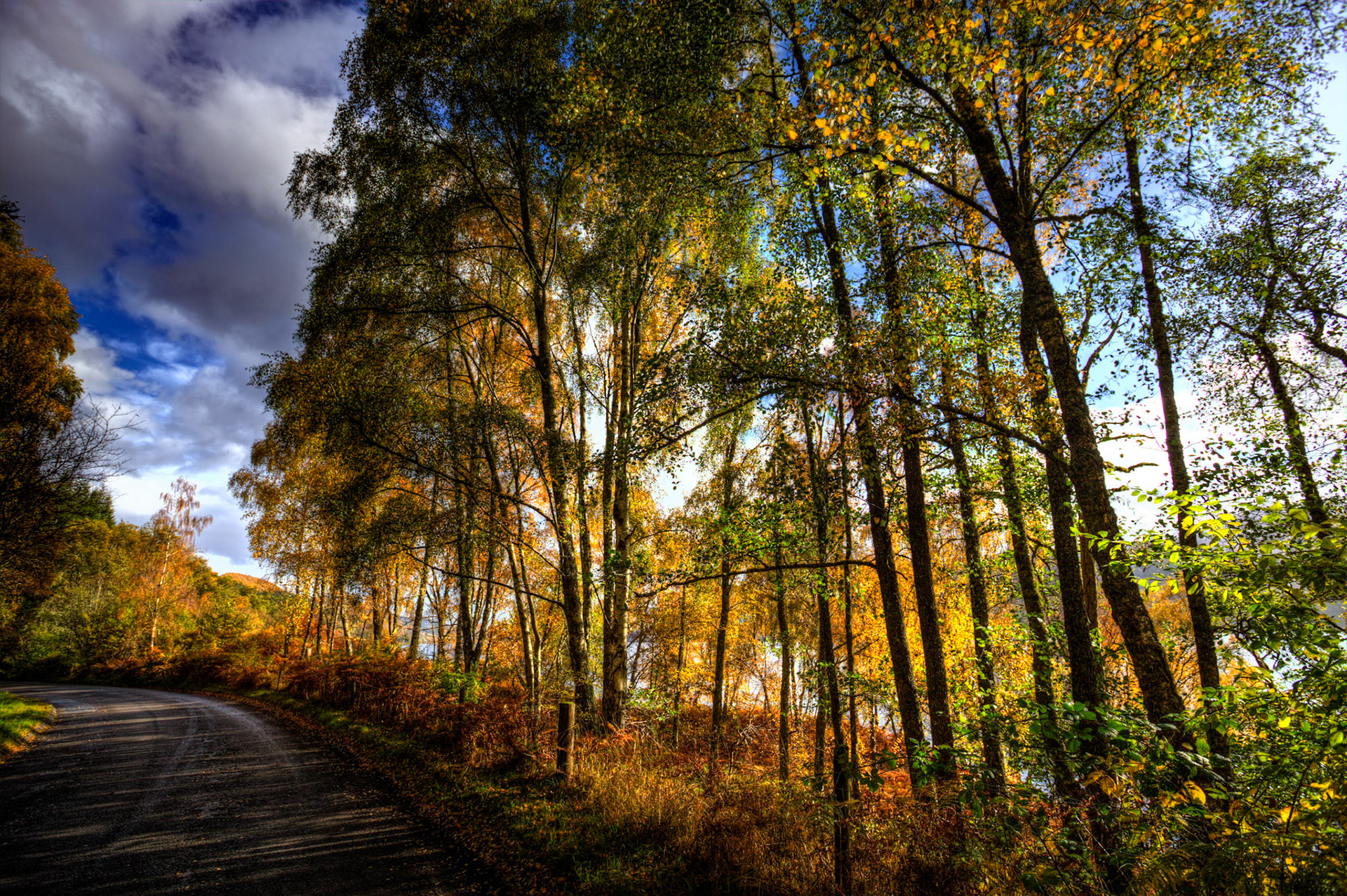 Loch Tummel. Autumnal Tour around Perthshire 19 October 2024
