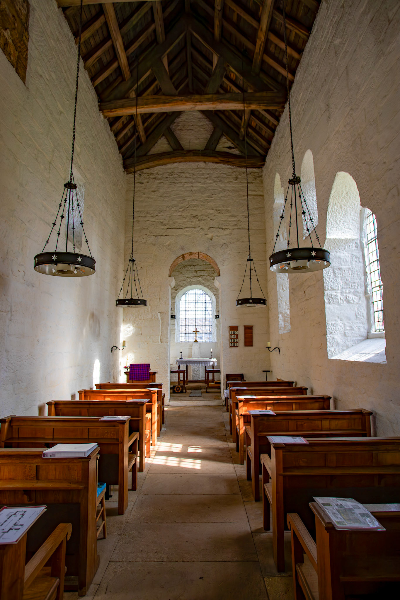 Escomb Saxon Church, Escomb, Bishop Auckland 26 March 2026Escomb Saxon Church is one of the oldest churches in England and one of only four complete Anglo-Saxon churches remaining in England. The church was founded about AD 670–675, when the area was part of the Anglian Kingdom of Northumbria. Much of the stone was taken from the nearby Roman fort at Vinovia (Binchester). Inside the church a lot of stone has Roman markings.
