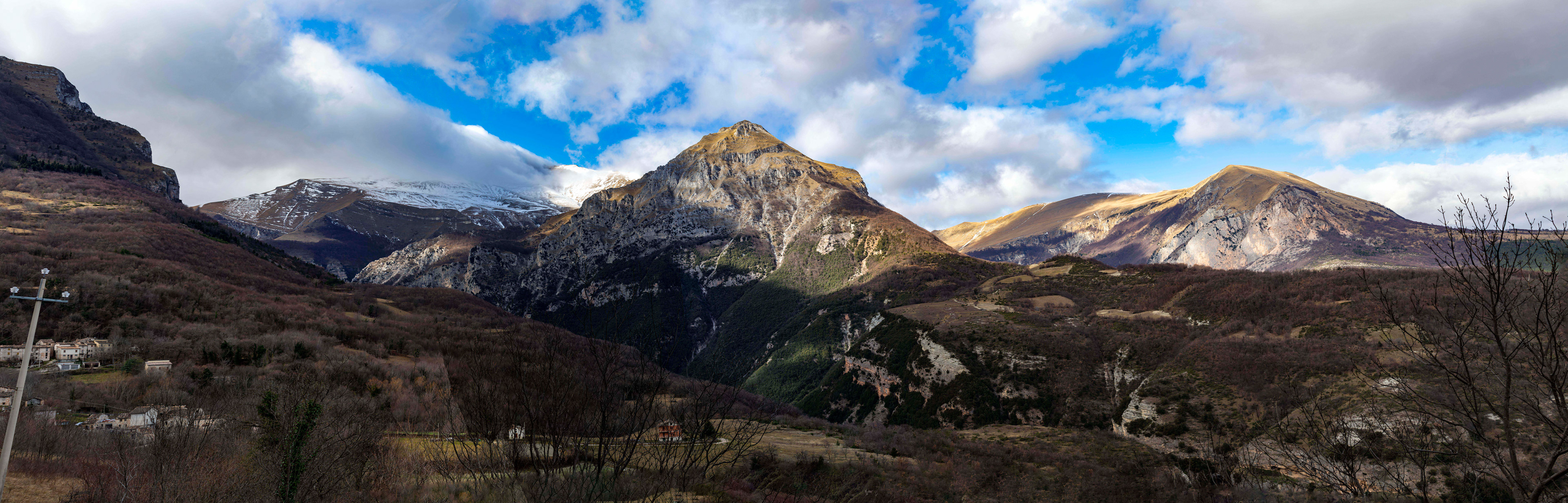 Sibillini Mountains, Marches, Italy 01 February 2020