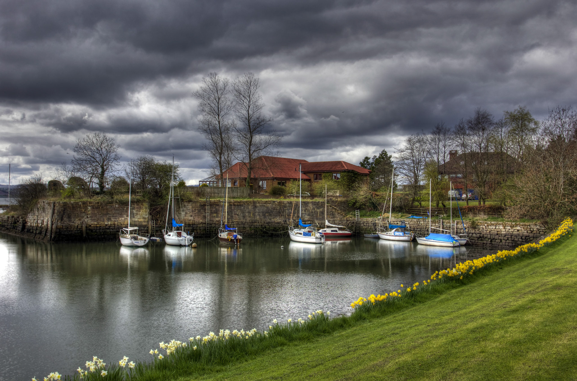 Limekilns - Part of the harbour along at the lime kilns 16 April 2016. There's more Photographs of Fife in my more general Scottish folder at: http://www.jamespdeans.co.uk/p350570900
