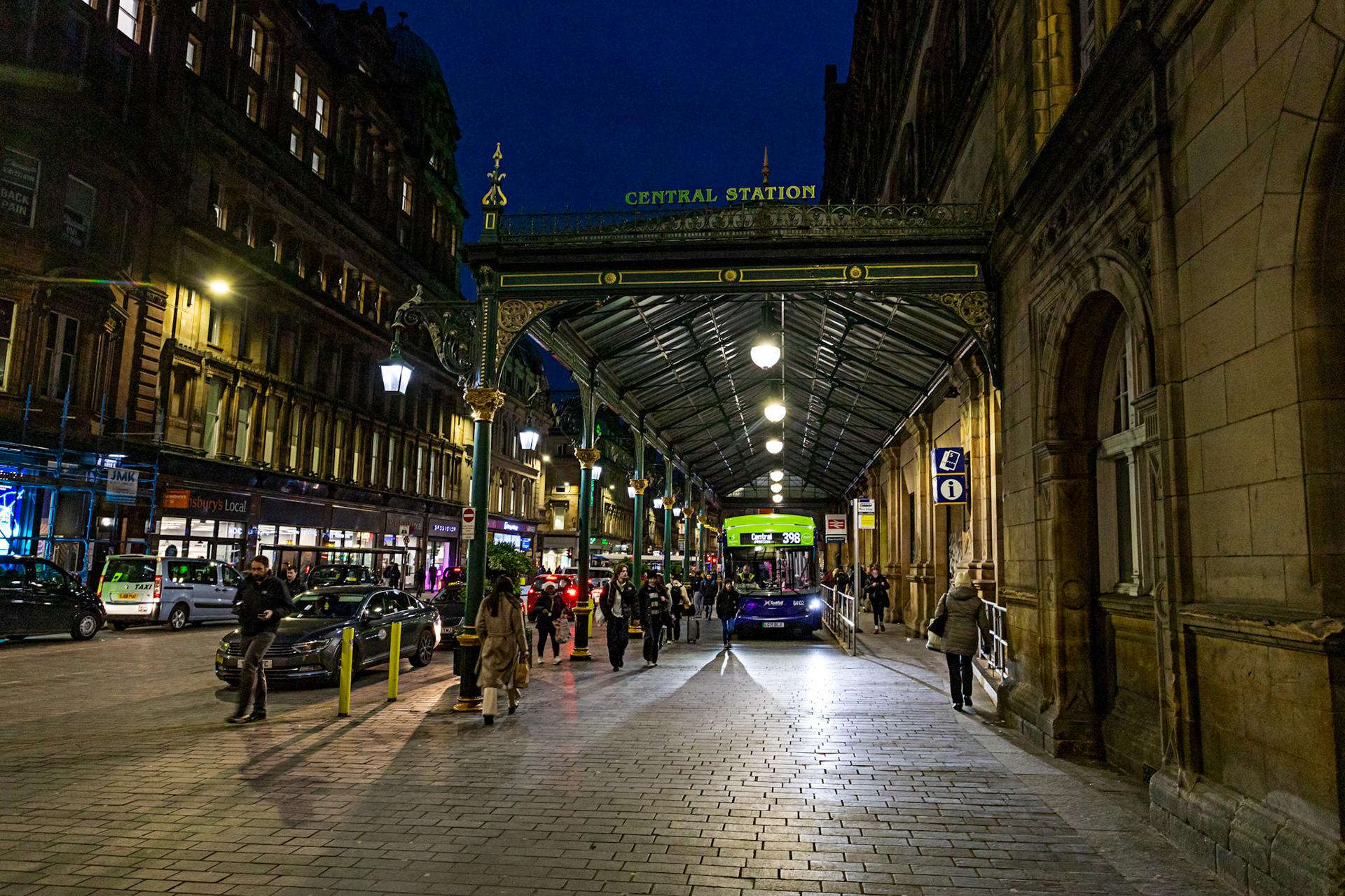 Glasgow Night Time 29 November 2023