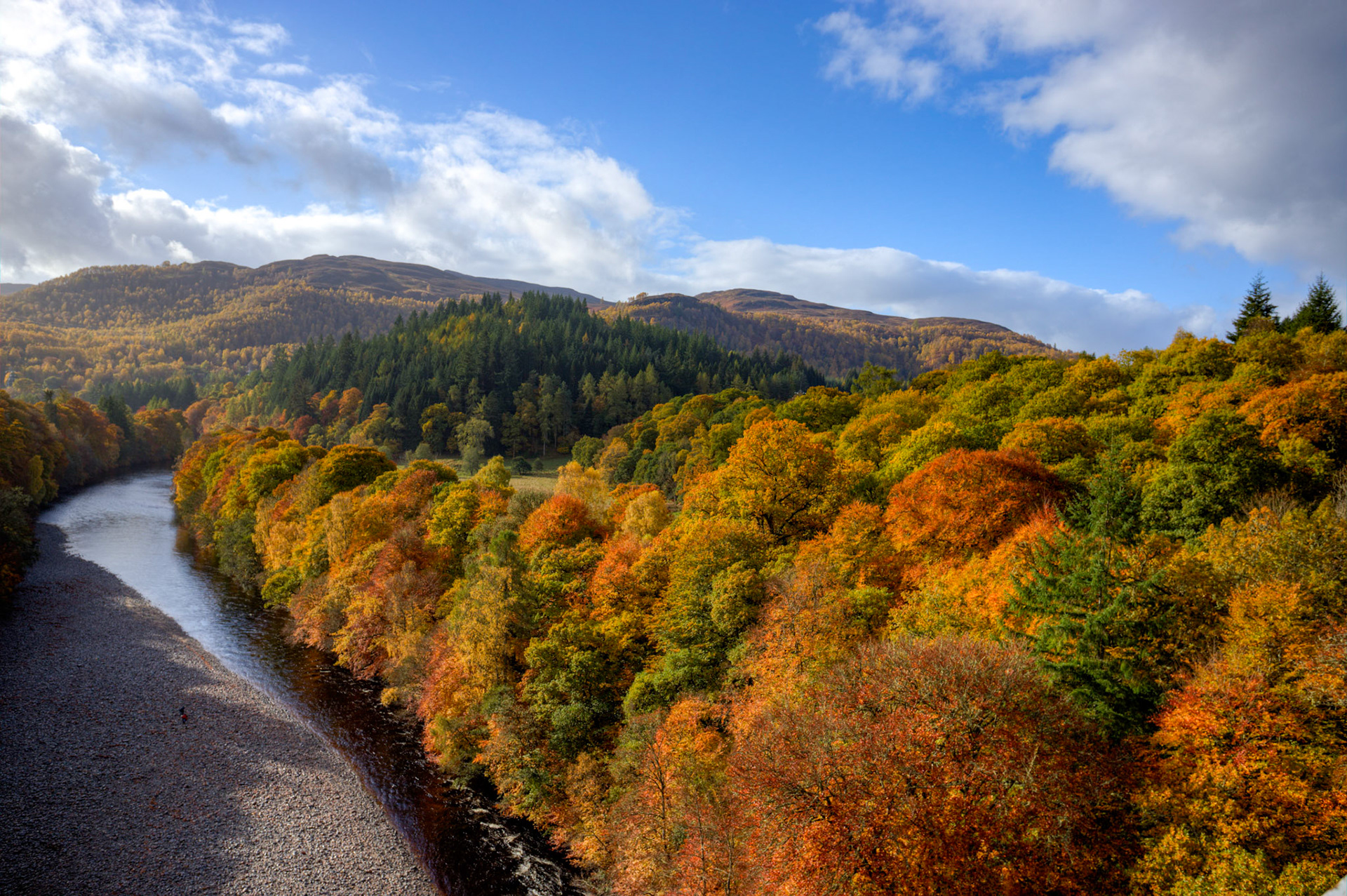Garry Bridge. Autumnal Tour around Perthshire 19 October 2024