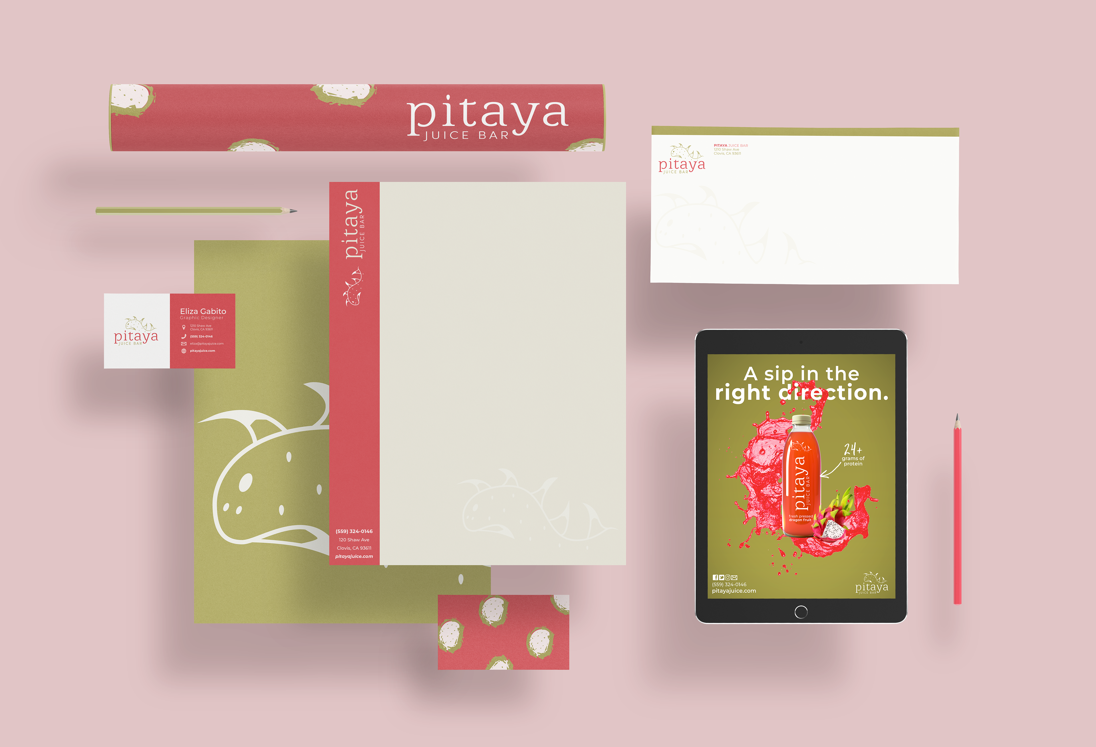 Full View of Brand Stationery