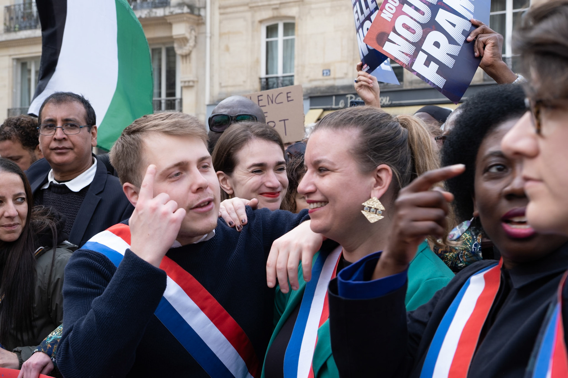 Louis Boyard, Mathilde Panot, Danièle Obono