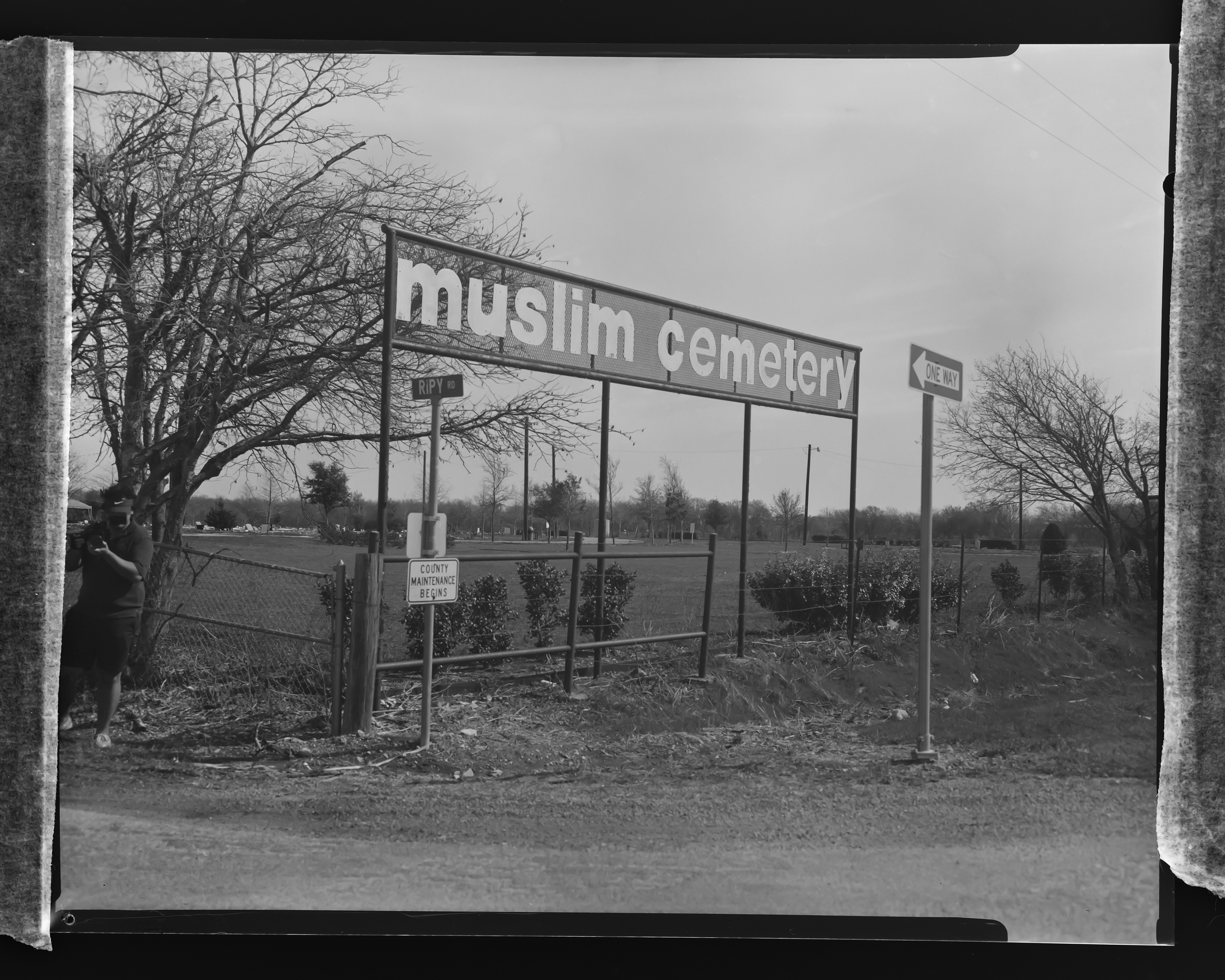 Ariel with Camera @ Denton Muslim Cemetery - Shot by Zane B.