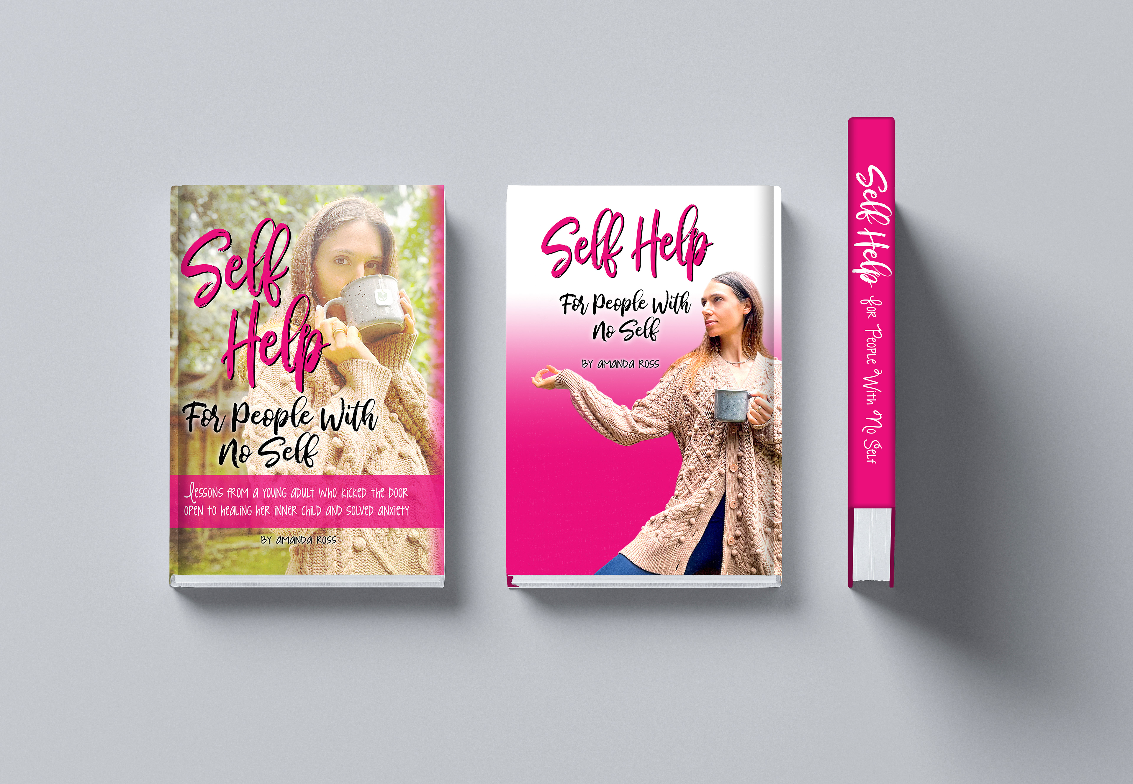Self Help For People With No Self Book Cover Jacket Design Sample