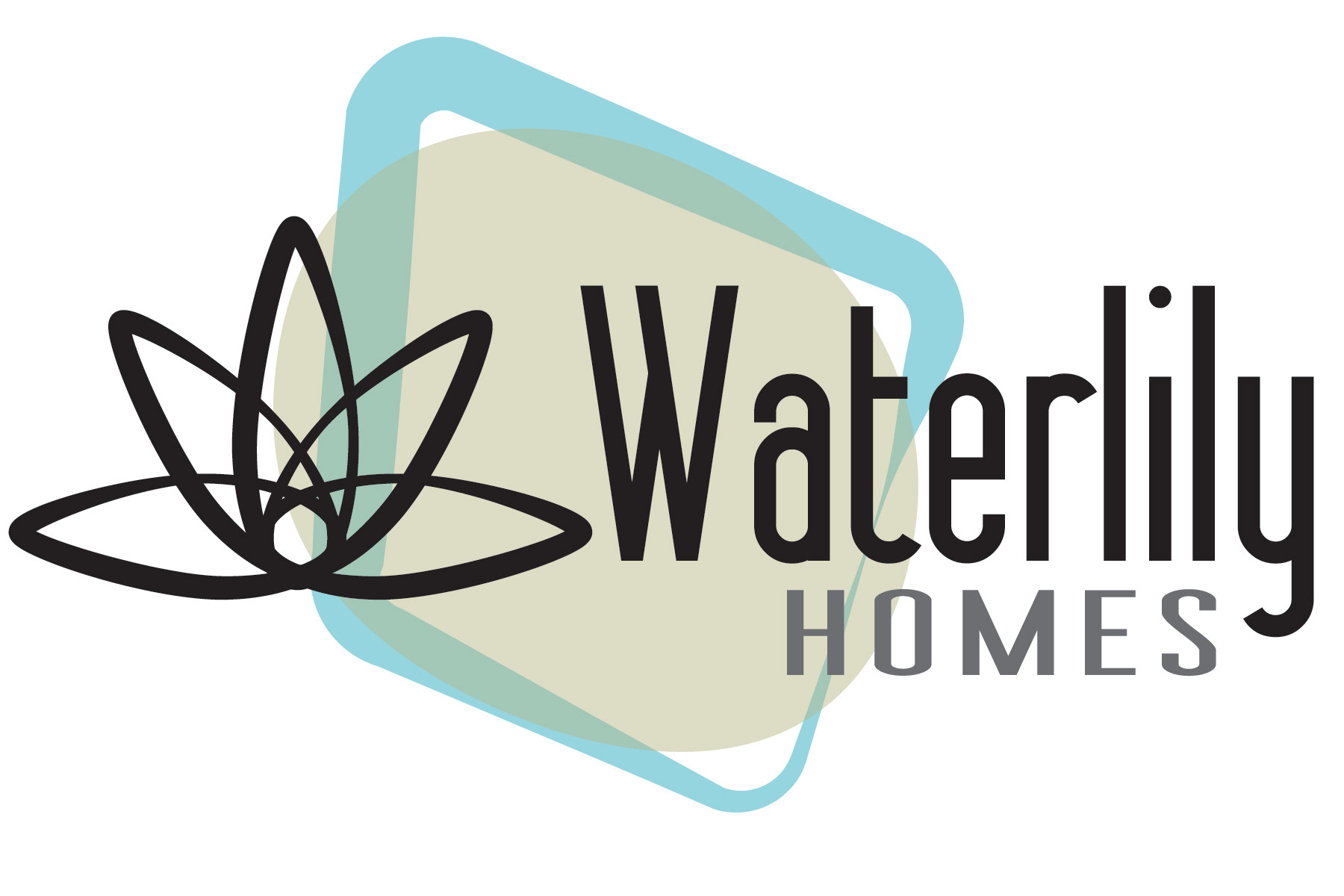 Waterlily Homes logo design