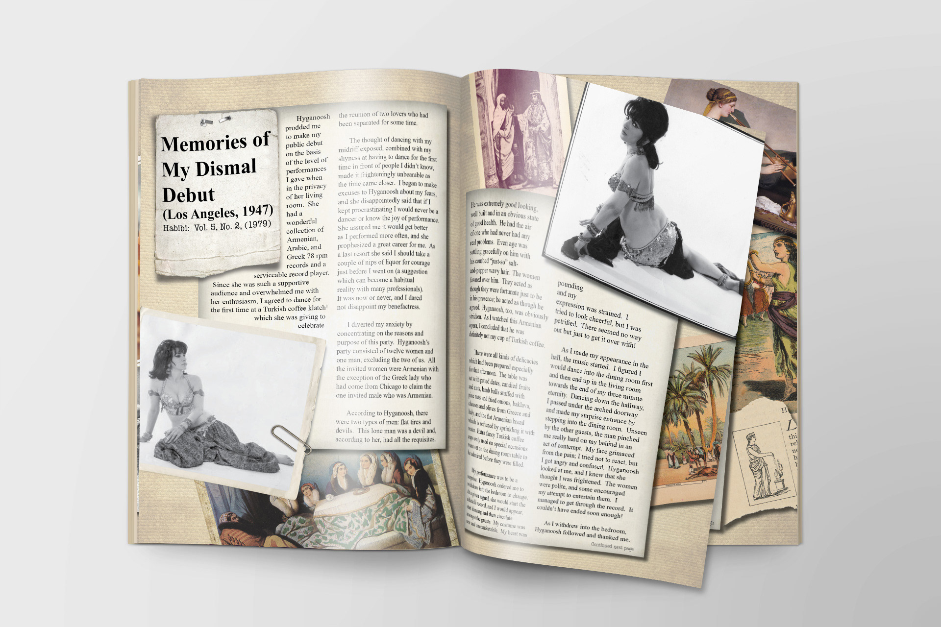 Jamila's Article Book Sample Page Spread