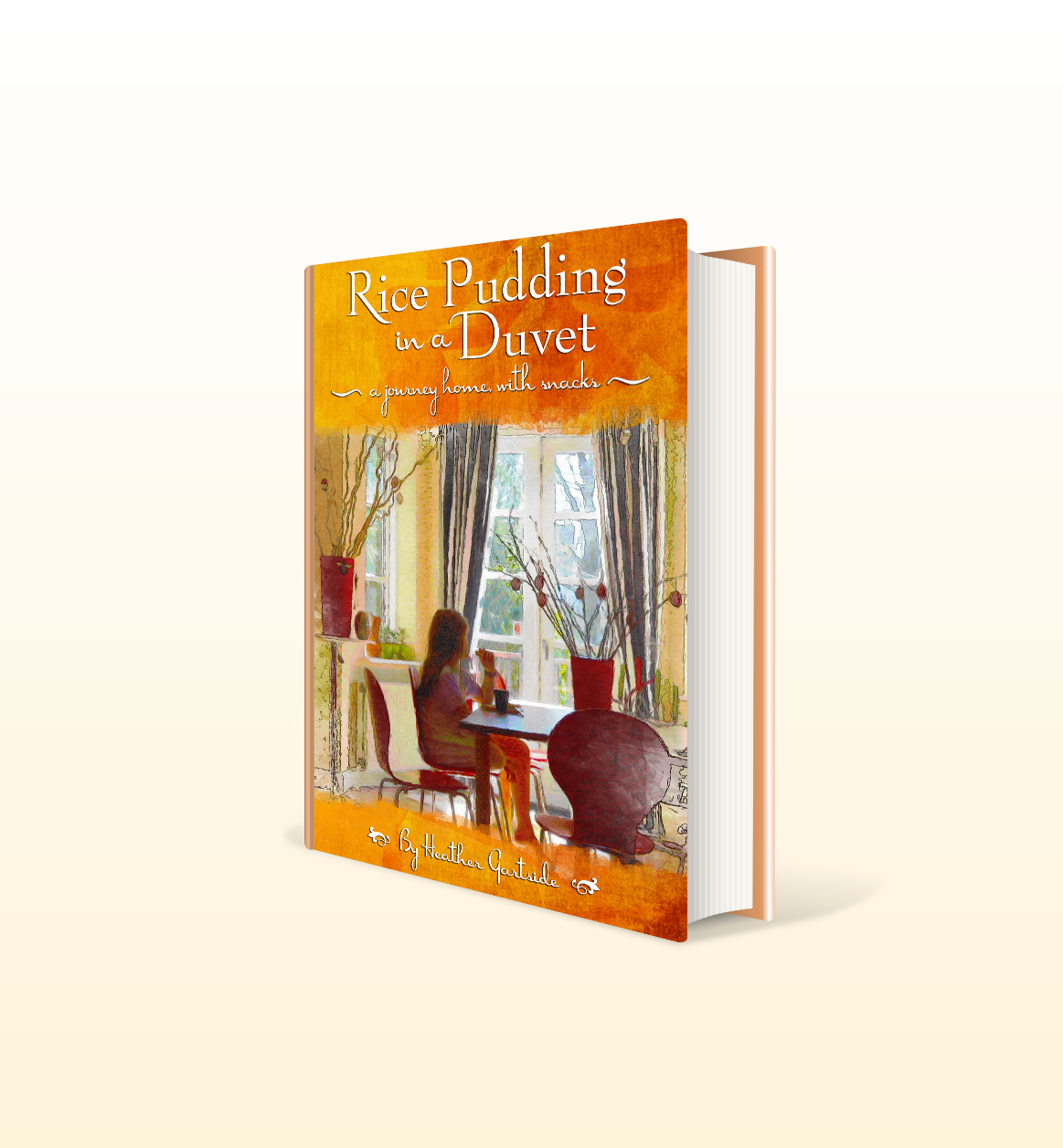 Rice Pudding in a Duvet Book Cover Design