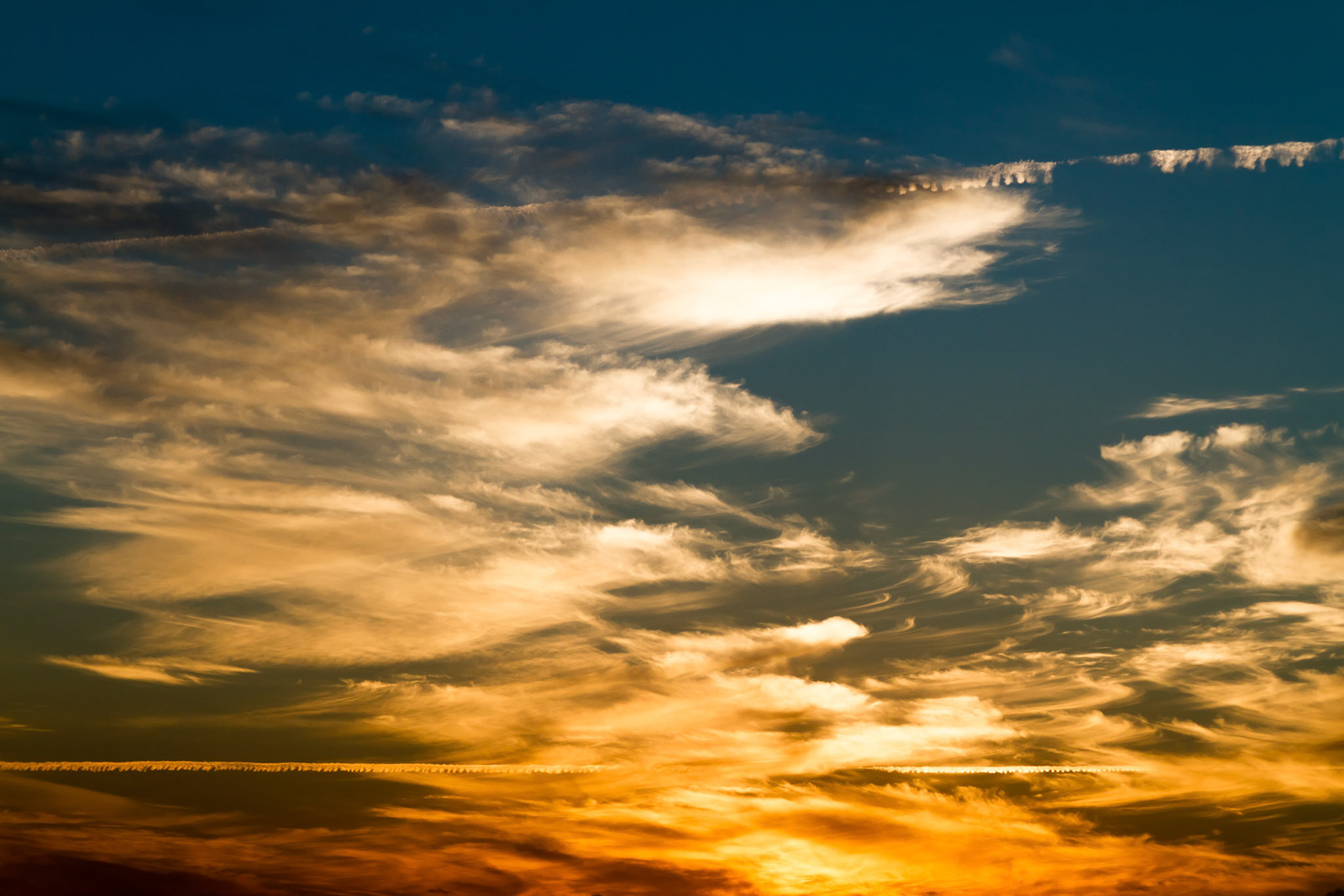 Orange-Yellow Clouds