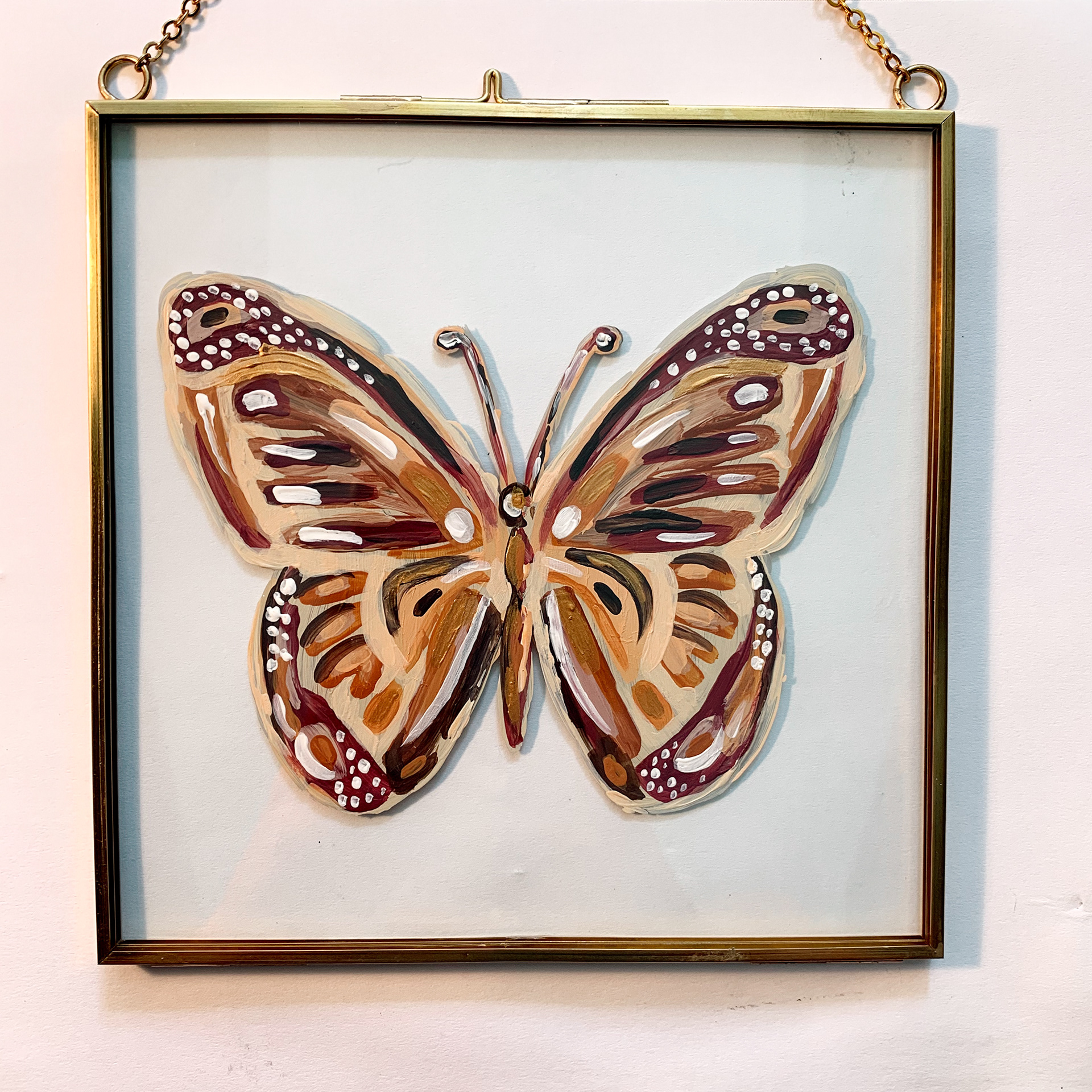 6x6 acrylic on glass