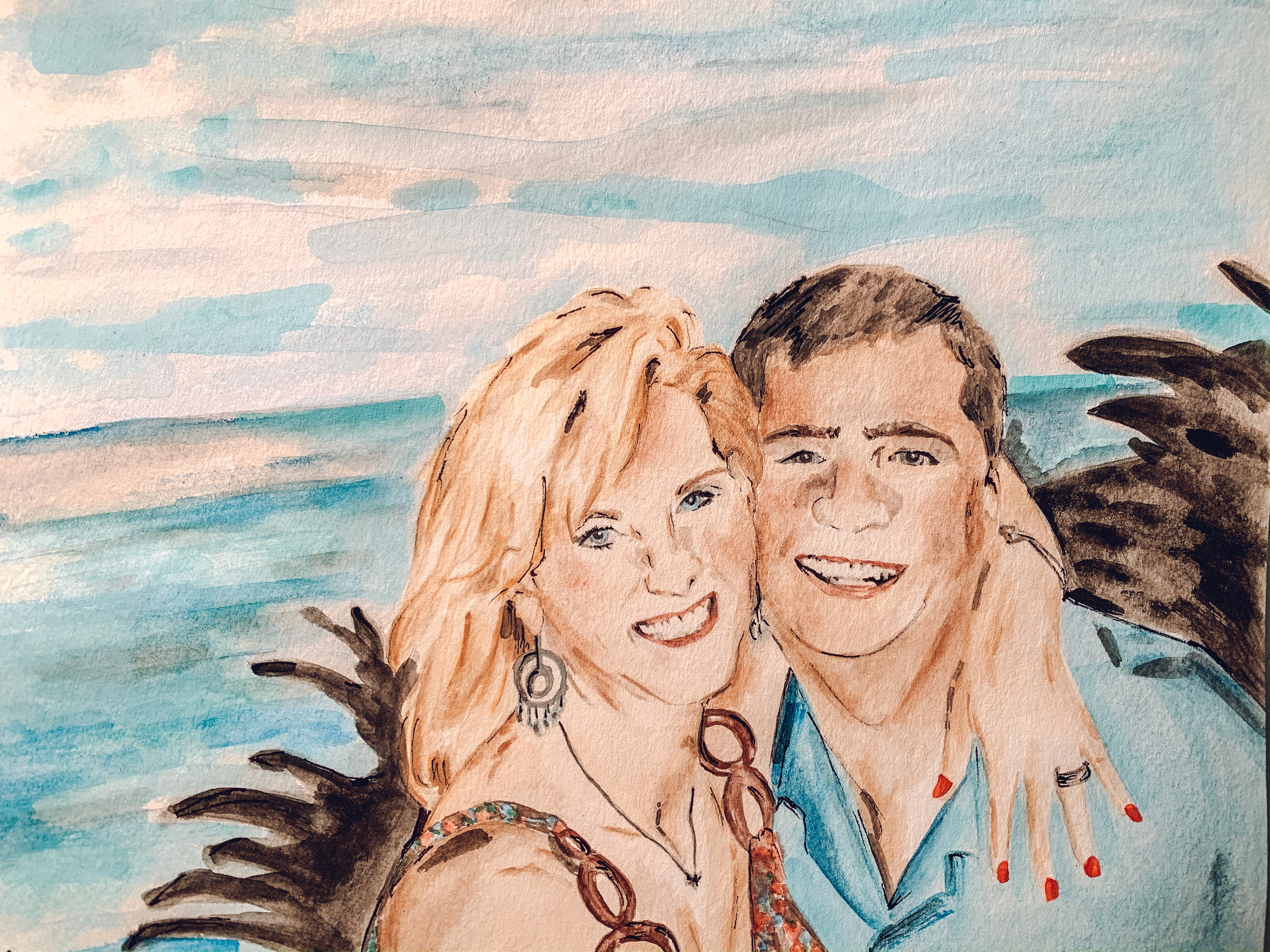 8x10, watercolor