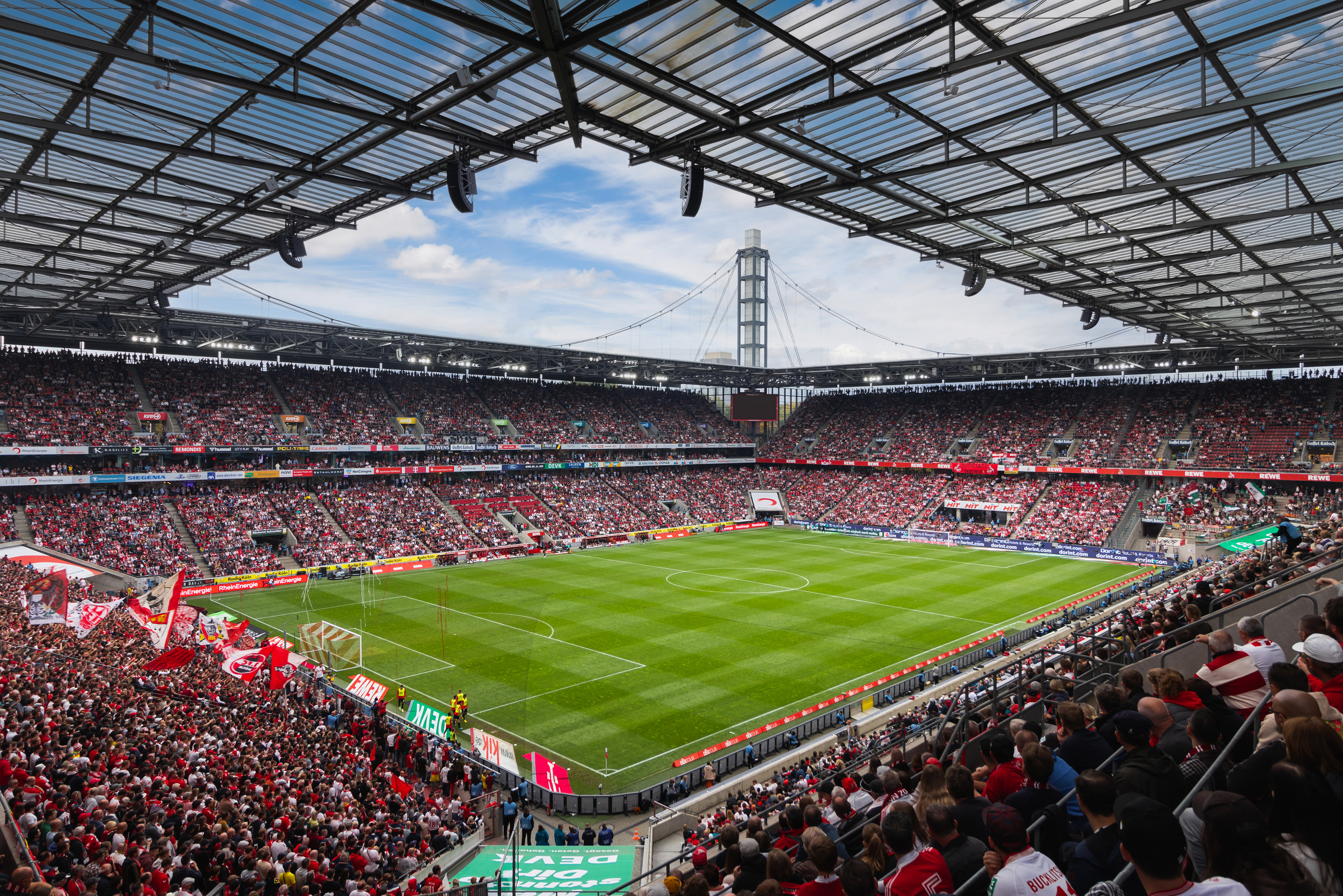 1. FC Köln stadium during Bundesliga game against Augsburg