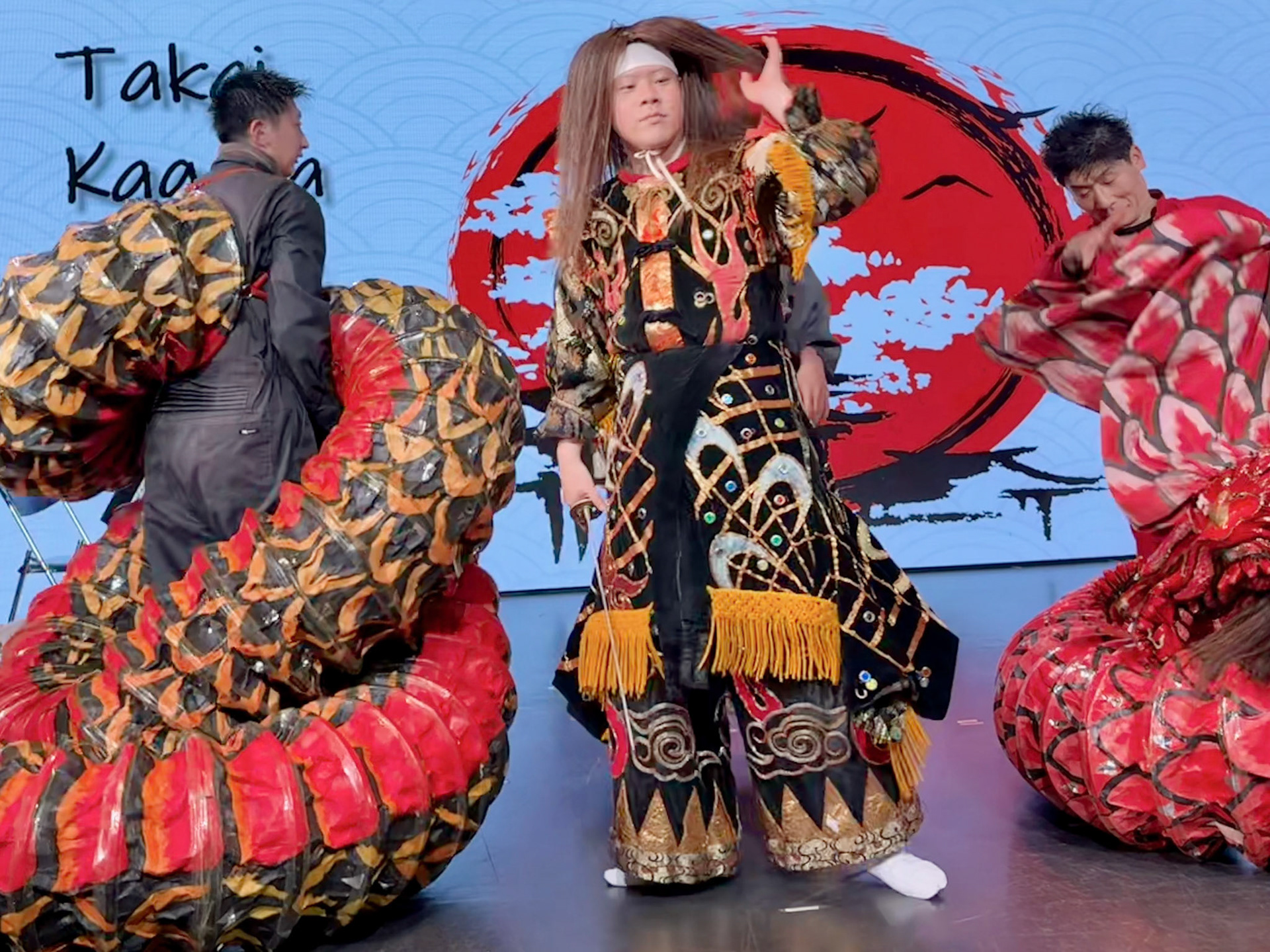 Live show on board ship