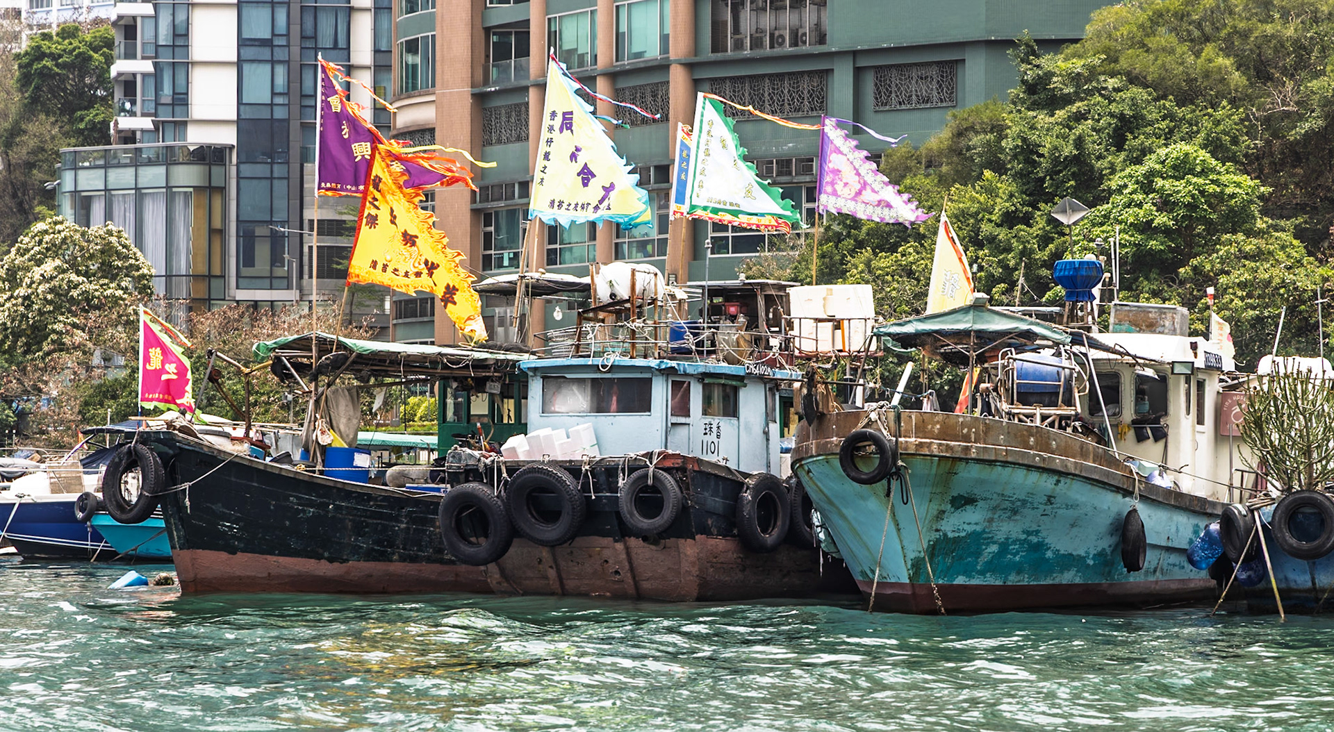 Victoria harbour, Hong Kong