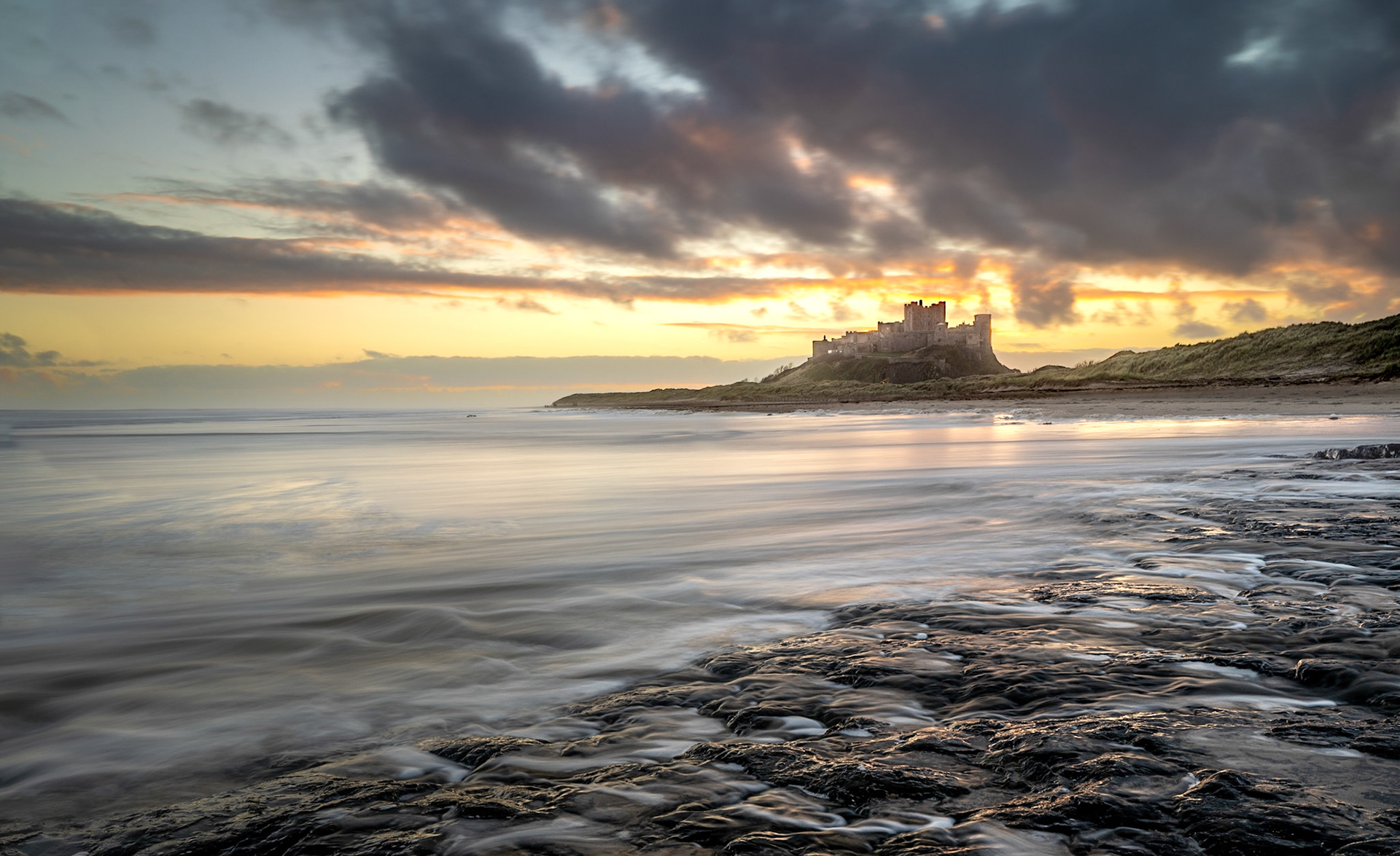 Bamburgh Castle at Dawn