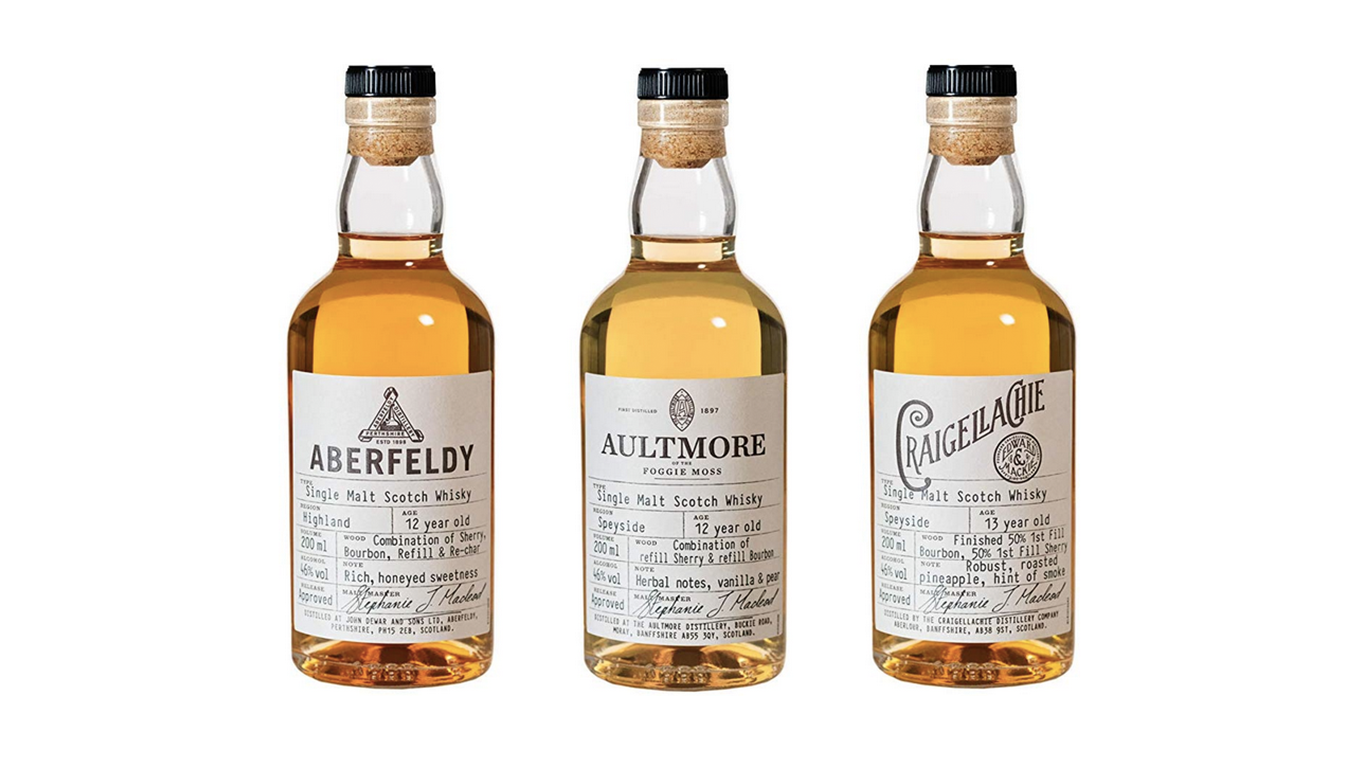DEWARS - PACK SHOT - THE SINGLE MALT COLLECTION