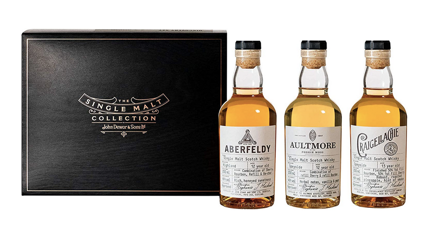 DEWARS - PACK SHOT - THE SINGLE MALT COLLECTION