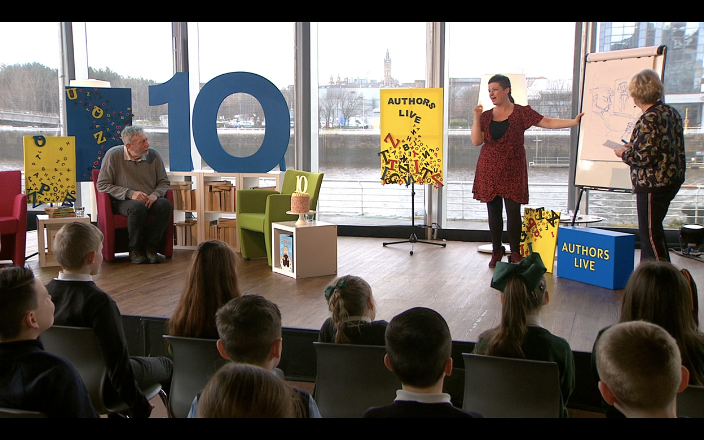 Author Michael Rosen and Comic Artist Tanya Roberts