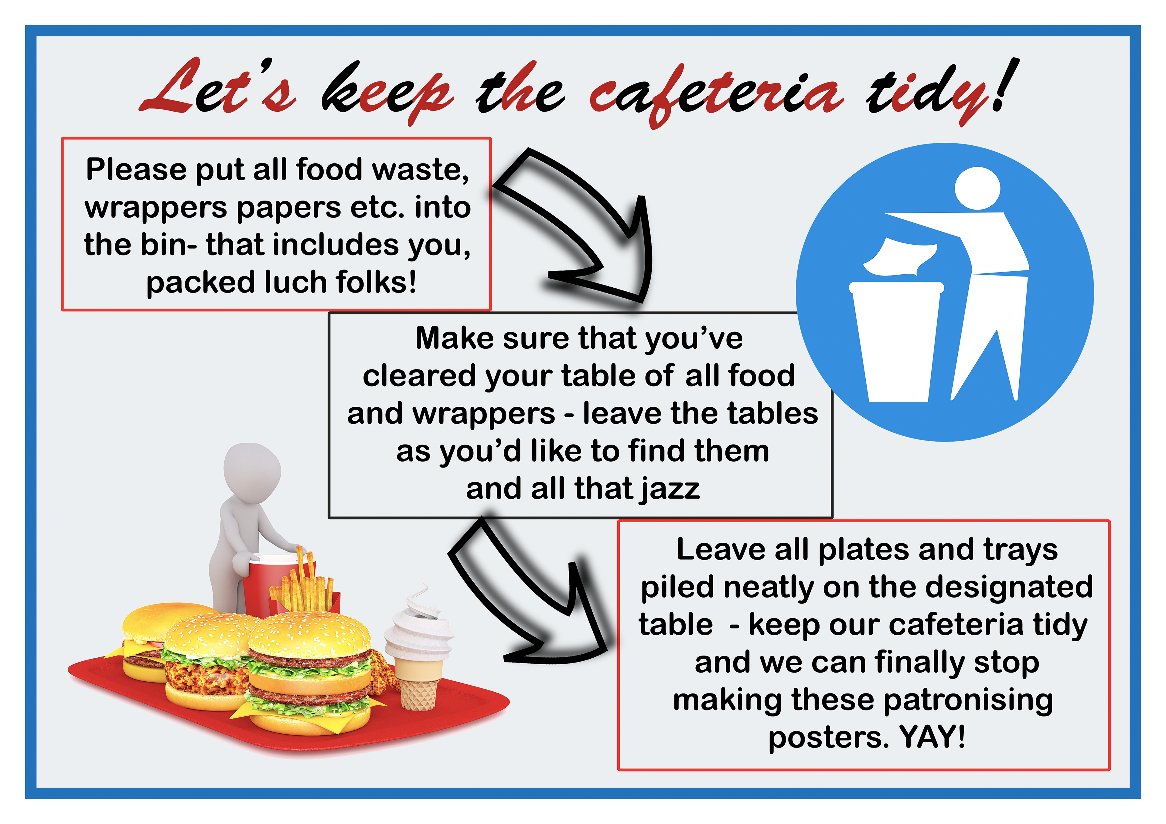 School Cafeteria Poster
