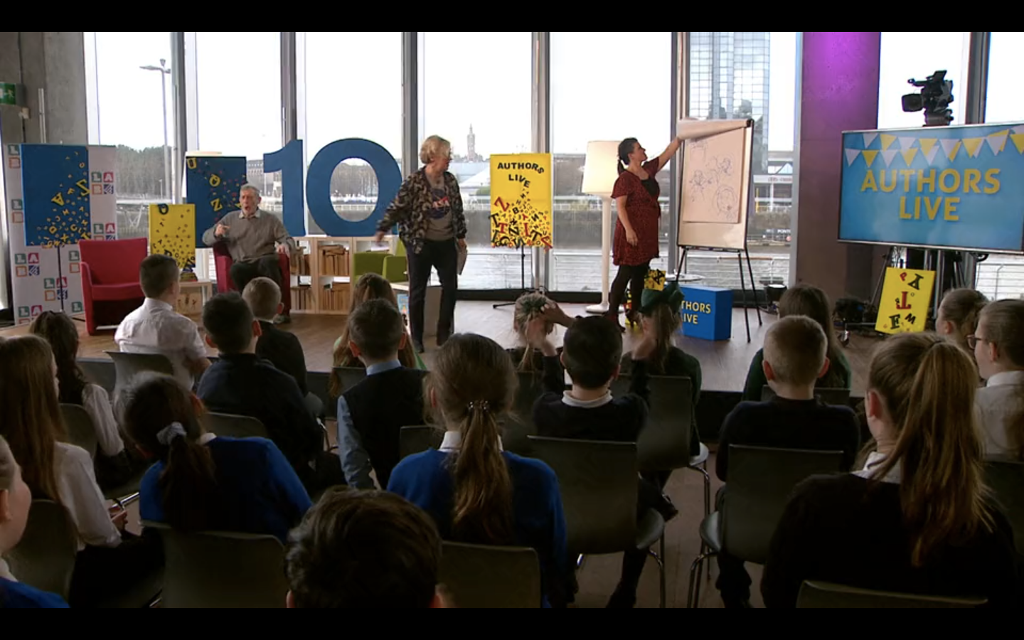 Author Michael Rosen and Comic Artist Tanya Roberts