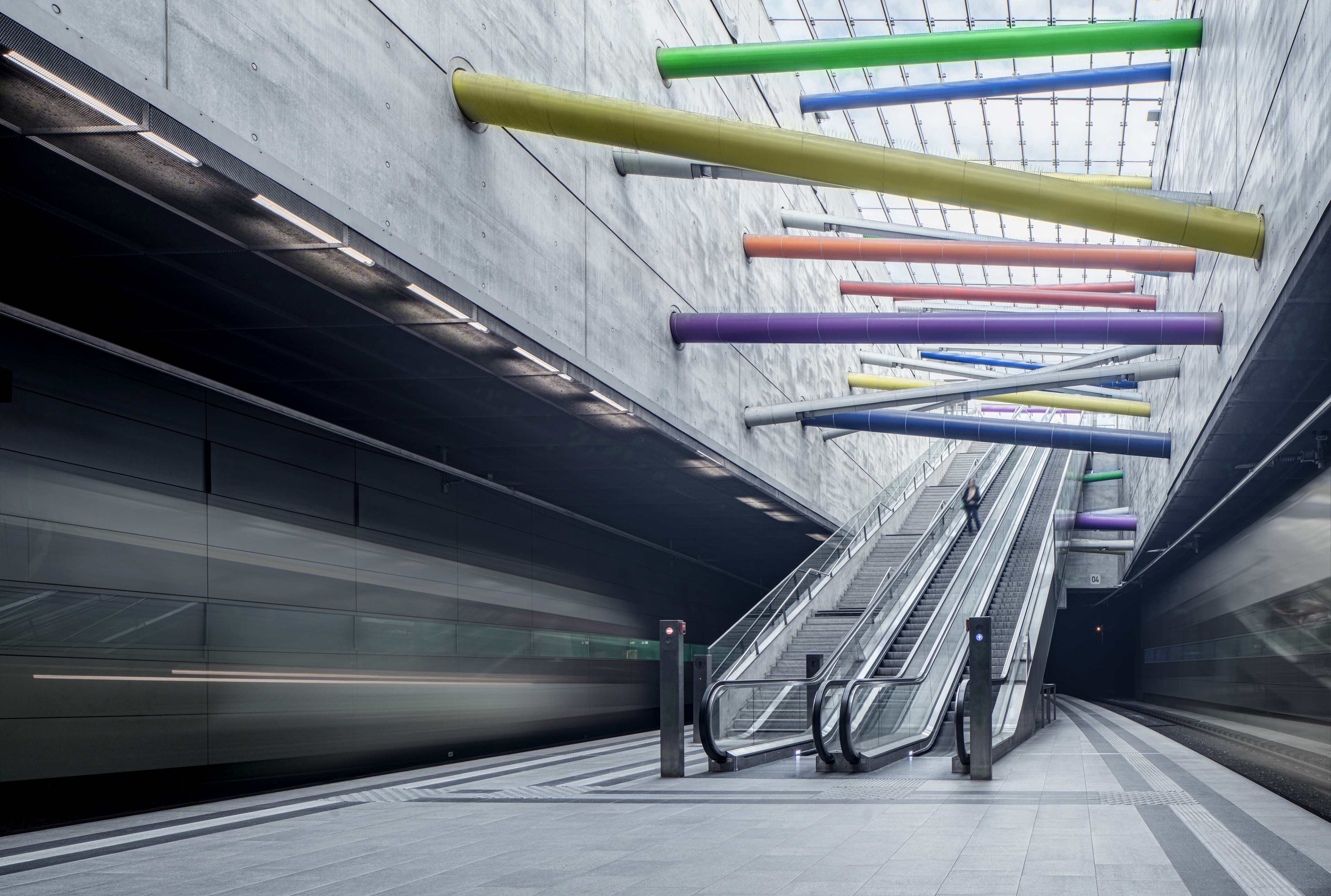 S-Bahn-Station Bayrischer Bahnhof, Leipzig | Architekt: Peter Kulka