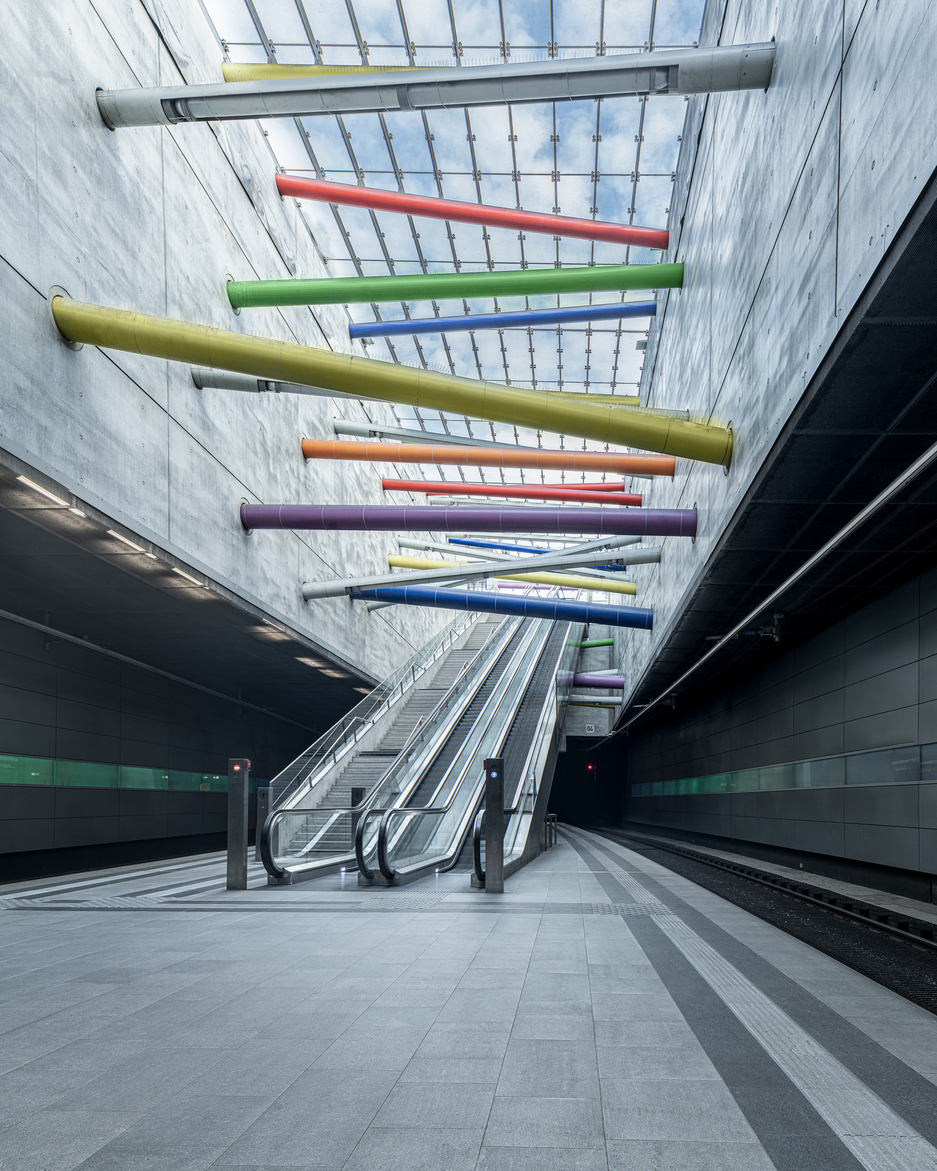 S-Bahn-Station Bayrischer Bahnhof, Leipzig | Architekt: Peter Kulka