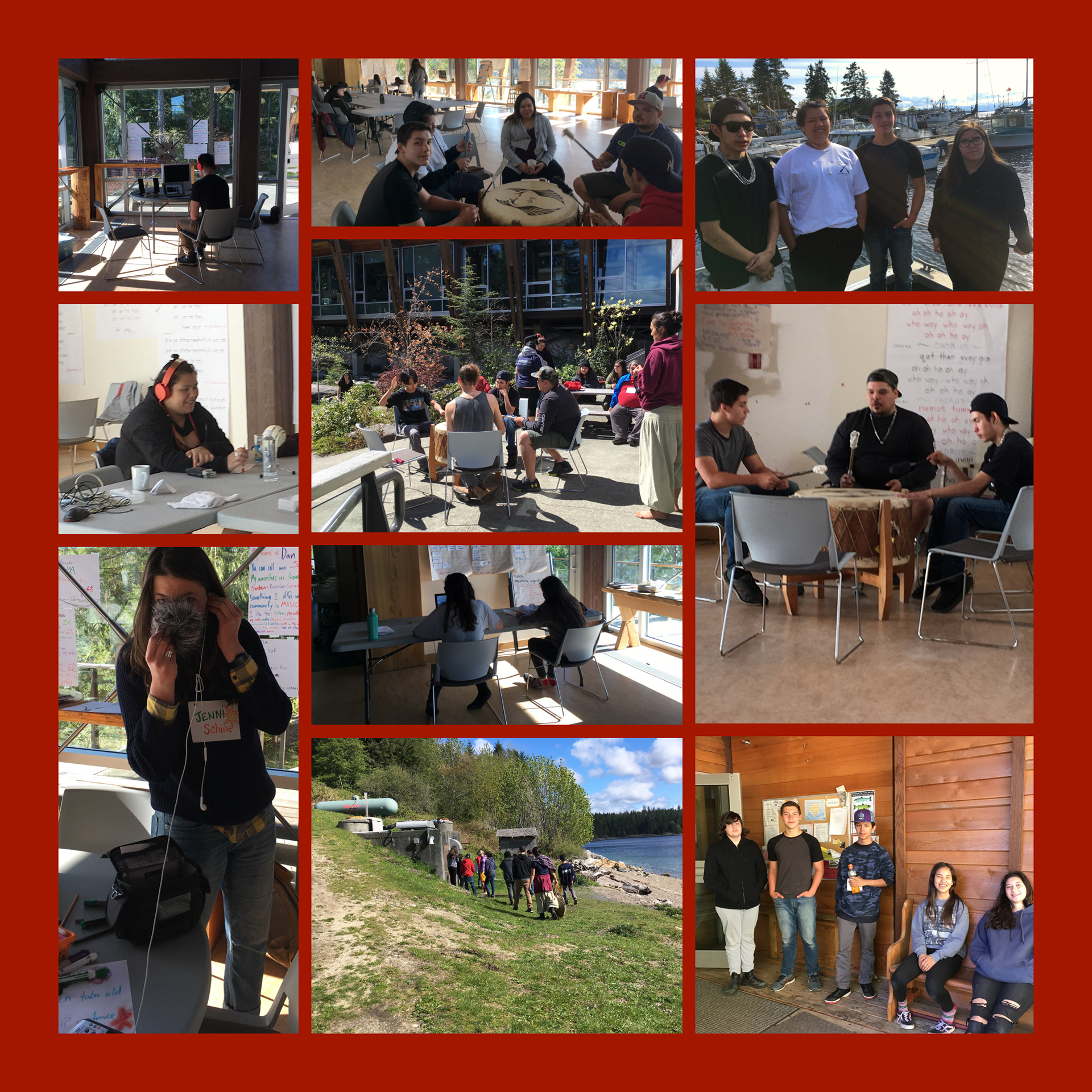 Photos from the Podcast Storytelling Weekend in T'oq.