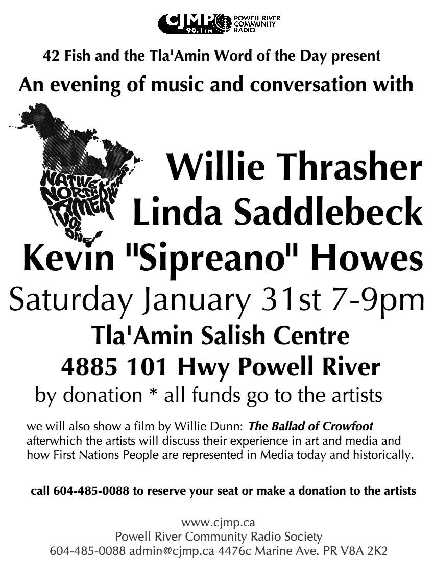 A poster for the live event portion of a transmedia campaign.