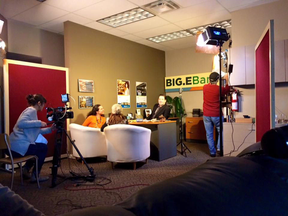 Filming a Public Service Announcement for Amnesty International.