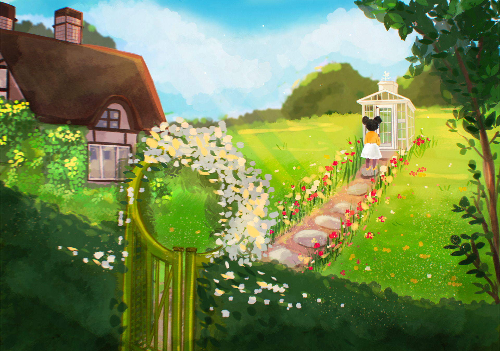 The magic greenhouse teleporter