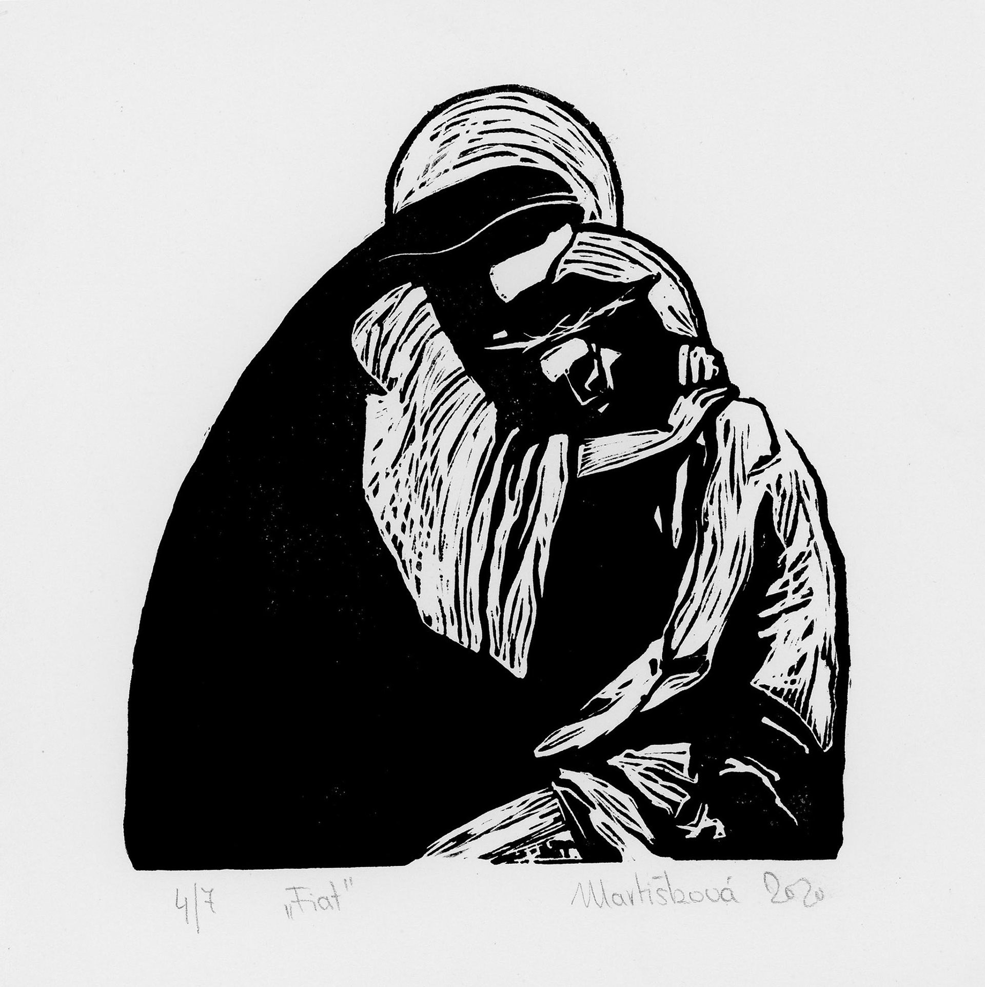 Fiat – linocut