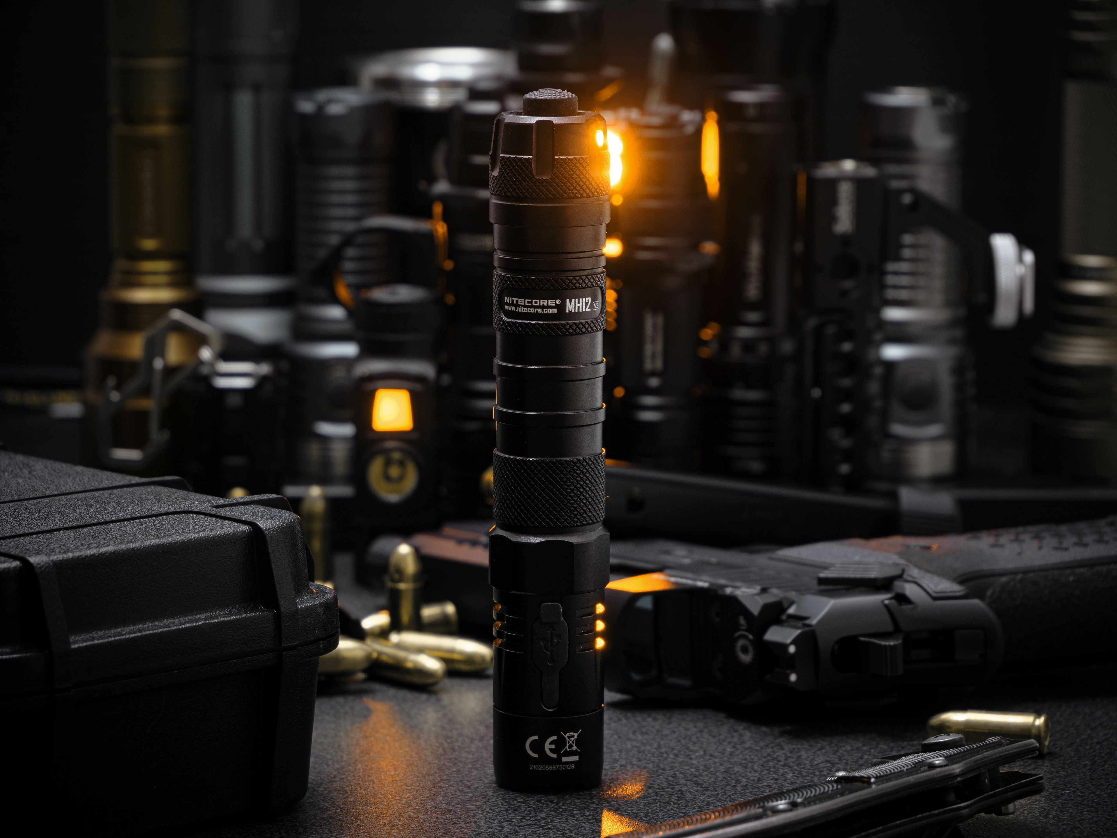 ▷ Linterna Nitecore MH12 V2 1200 Lúmenes