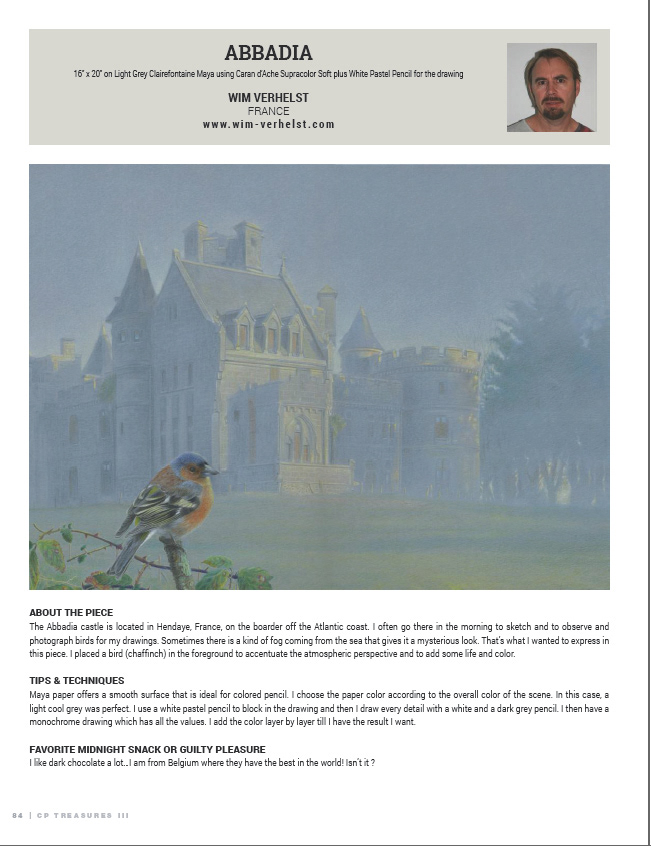 Publication in Colored pencil Treasures