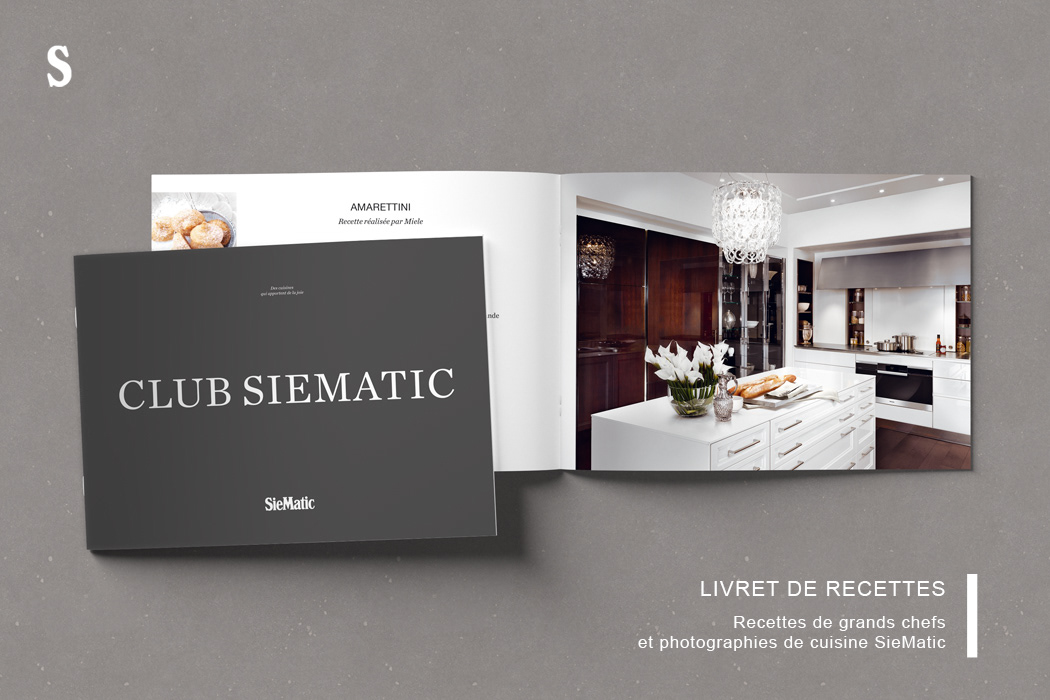 Livret de recettes Club prenium avec photographies de cuisine