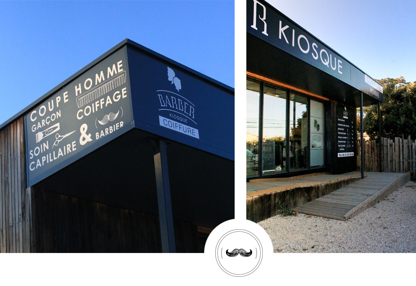 Angle enseigne illustration et logo