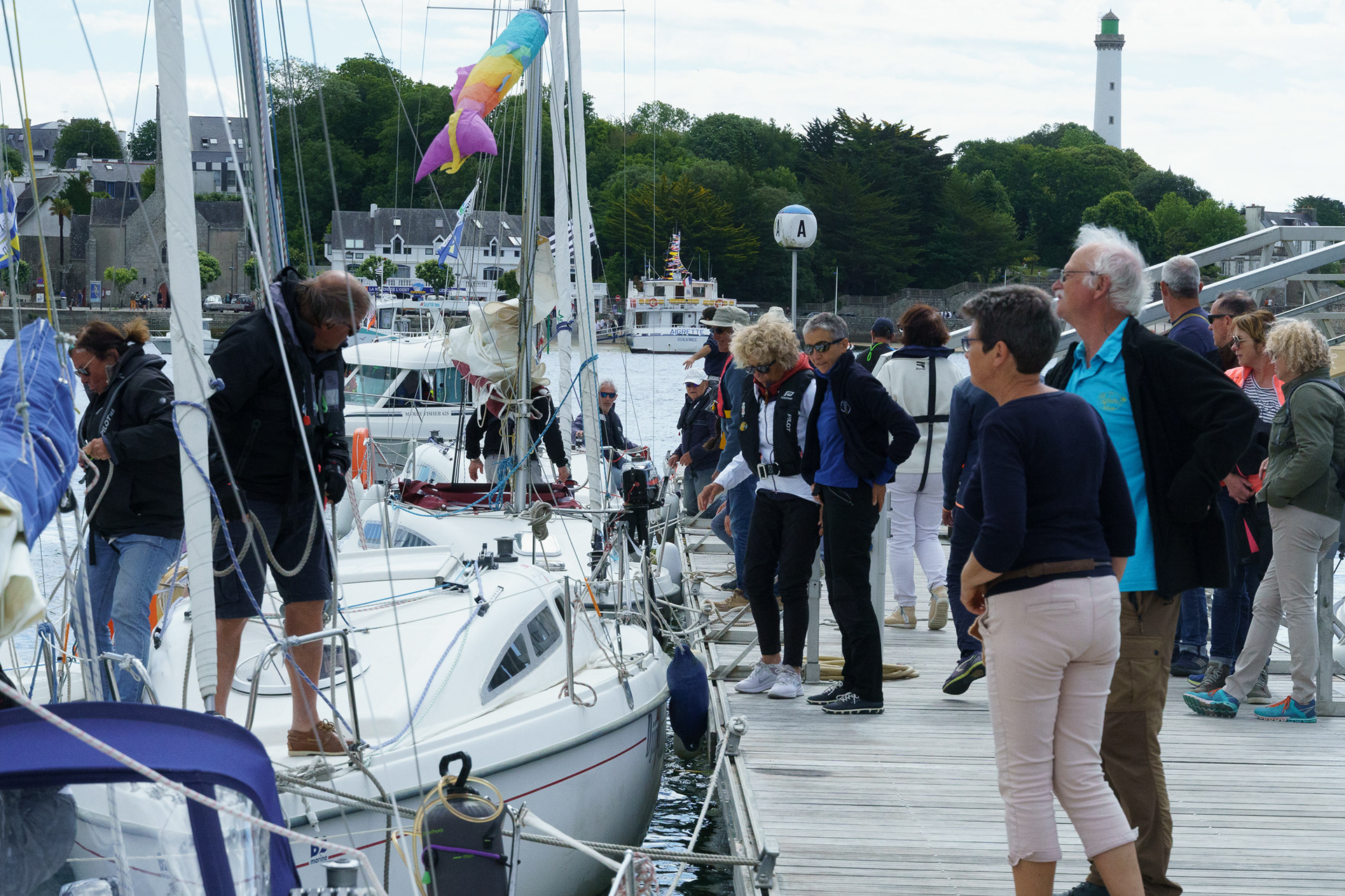 Arrivée à Sainte Marine