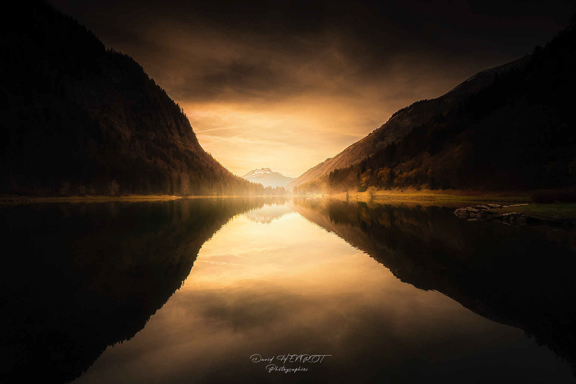 Le Lac Montriond, Haute-Savoie